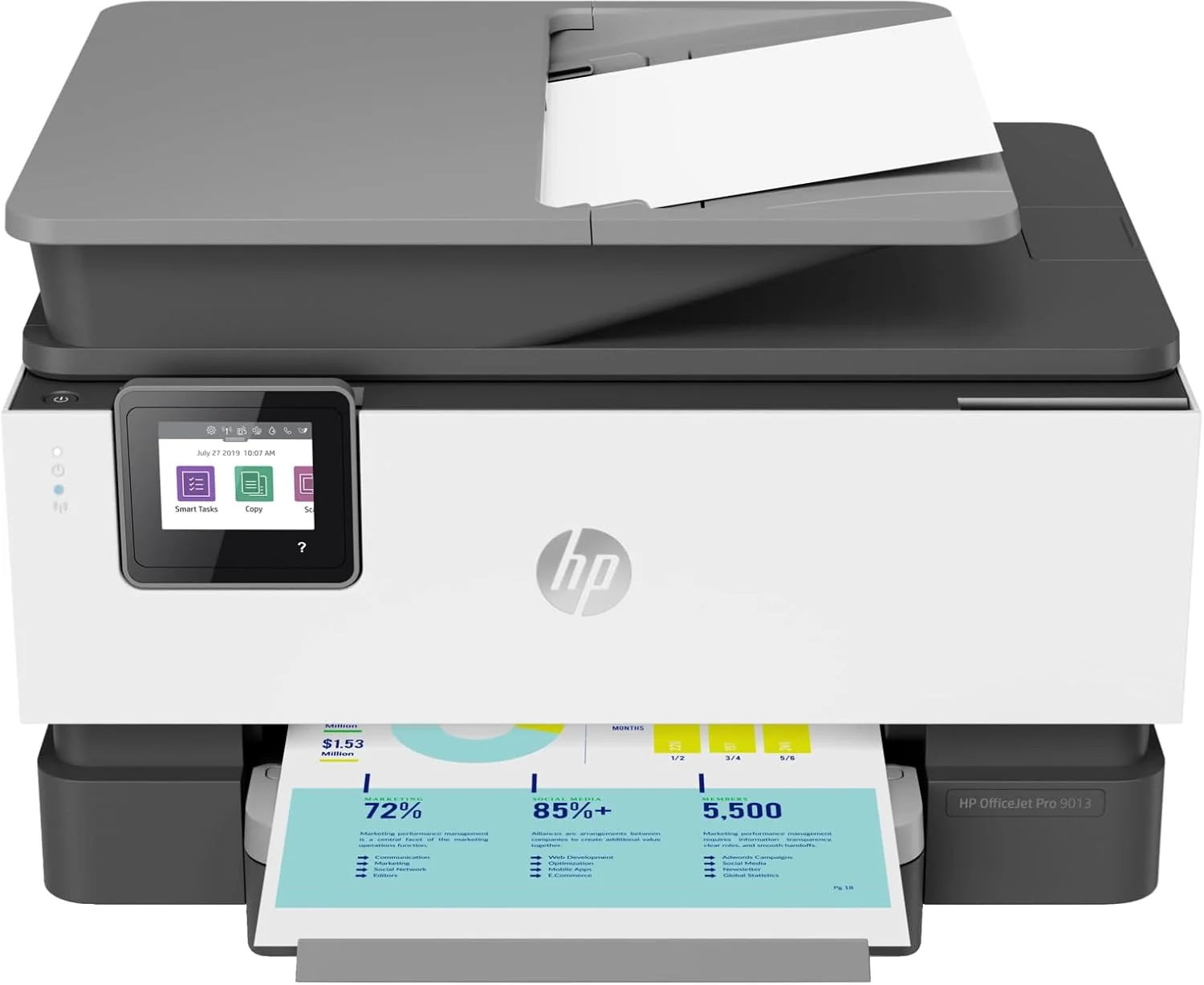 پرینتر چندکاره HP OfficeJet Pro 9013، پرینتر برای کسب و کارهای کوچک و متوسط، چاپ، کپی، اسکن، فکس، تغذیه کننده خودکار اسناد؛ چاپ دورو؛ اسکن به ایمیل پرینتر چندکاره HP OfficeJet Pro 9013، پرینتر برای کسب و کارهای کوچک و متوسط، چاپ، کپی، اسکن، فکس، تغذیه کننده خودکار اسناد؛ چاپ دورو؛ اسکن به ایمیل