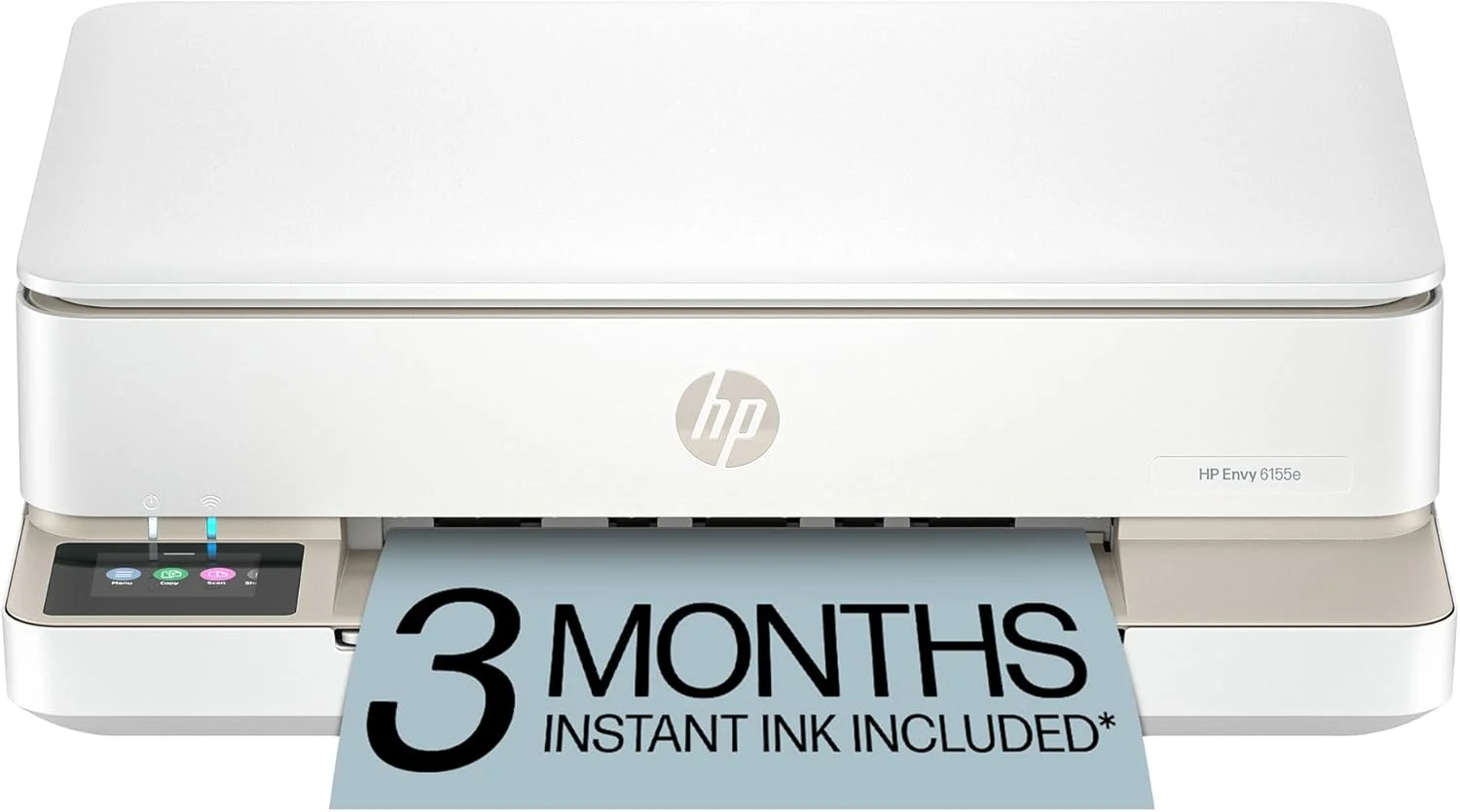 پرینتر چندکاره رنگی بی‌سیم HP ENVY 6055e با 3 ماه جوهر رایگان با HP+ (223N1A) (بازسازی شده)