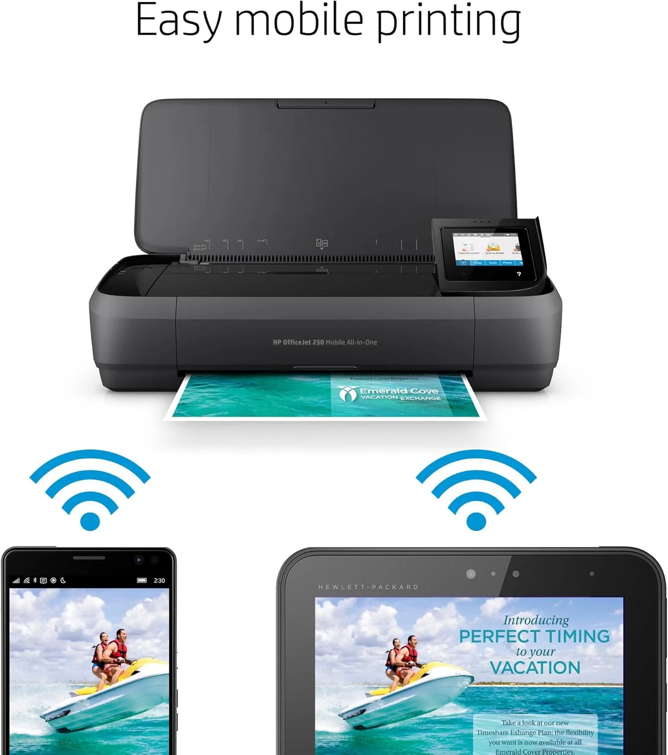 پرینتر قابل حمل همه کاره HP OfficeJet 250 با قابلیت چاپ بی سیم و موبایل، سازگار با الکسا (CZ992A) مشکی پرینتر قابل حمل همه کاره HP OfficeJet 250 با قابلیت چاپ بی سیم و موبایل، سازگار با الکسا (CZ992A) مشکی