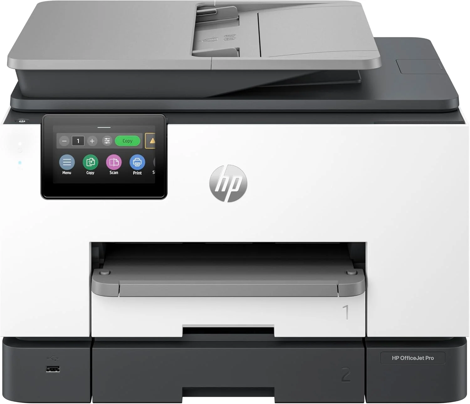پرینتر چندکاره HP OfficeJet Pro 9130 - بی سیم، چاپ دورو، اسکن دورو، ADF، اسکن به PDF/ایمیل، صفحه لمسی