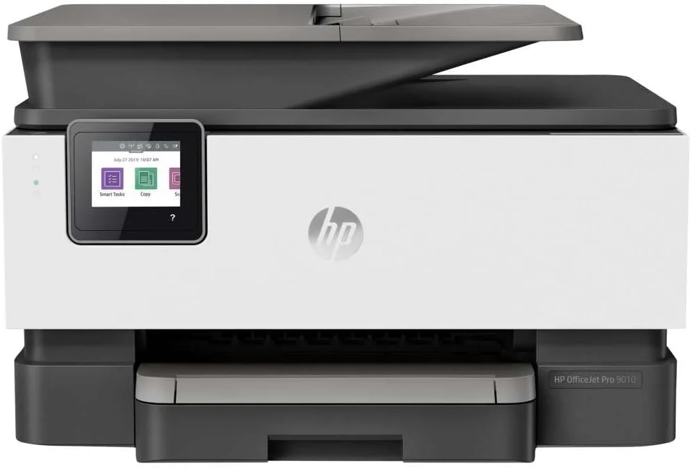 پرینتر چندکاره جوهرافشان بی‌سیم اچ پی Officejet Pro 9010، با Smart Tasks برای بهره‌وری هوشمندانه اداری (3UK83B)