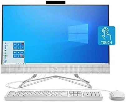 کامپیوتر همه کاره لمسی 23.8 اینچی HP با نور پس زمینه IPS FHD WLED، پردازنده AMD Ryzen 3 3250U، رم 8 گیگابایتی DDR4، هارد دیسک 1 ترابایتی 7200RPM + SSD 256 گیگابایتی PCIe NVMe، درایوهای نوری، WiFi، بلوتوث، دوربین، کارت خوان رسانه، ویندوز 10
