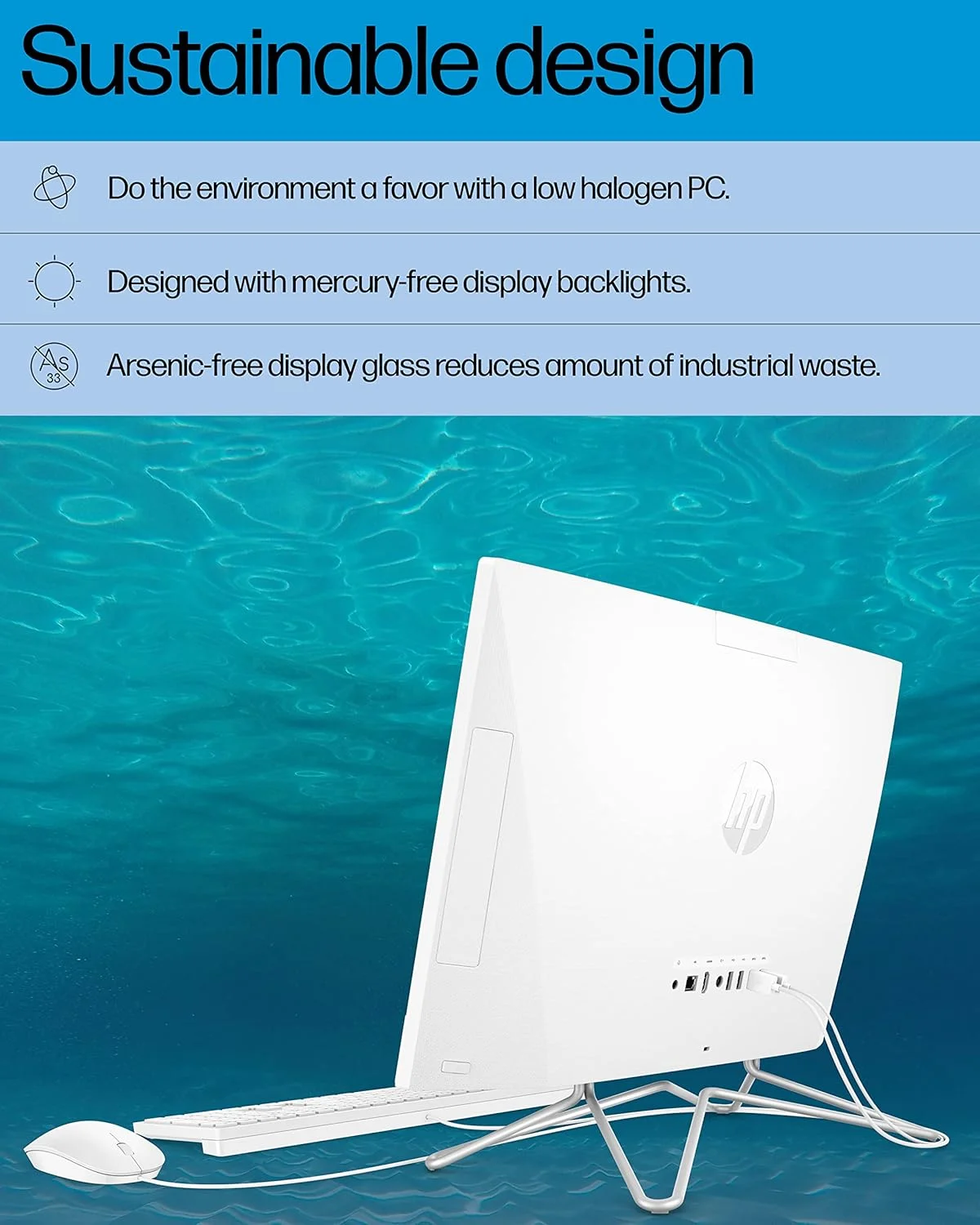 کامپیوتر رومیزی همه کاره HP، صفحه نمایش 21.5 اینچی Full HD Micro-Edge، پردازنده AMD Ryzen 3، گرافیک AMD Radeon، رم 8 گیگابایتی SDRAM، حافظه SSD 256 گیگابایتی، سیستم عامل Windows 11 Home، MU-MIMO، بلوتوث و Wi-Fi (22-dd0032، 2022) کامپیوتر رومیزی همه کاره HP، صفحه نمایش 21.5 اینچی Full HD Micro-Edge، پردازنده AMD Ryzen 3، گرافیک AMD Radeon، رم 8 گیگابایتی SDRAM، حافظه SSD 256 گیگابایتی، سیستم عامل Windows 11 Home، MU-MIMO، بلوتوث و Wi-Fi (22-dd0032، 2022)