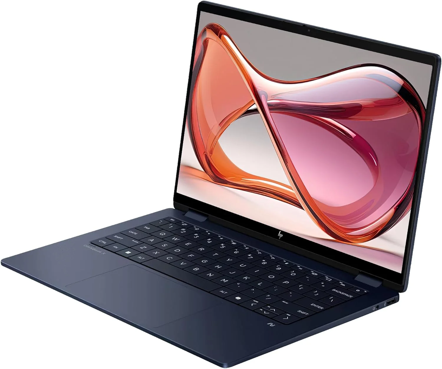 لپ تاپ 2 در 1 HP OmniBook X Flip Copilot+، پردازنده Intel Ultra 7-256V، رم 16 گیگابایتی LPDDR5x، حافظه SSD 1 ترابایتی PCIe، صفحه نمایش لمسی 14 اینچی 2K (1920x1200)، کارت گرافیک Intel Arc 140V، کیبورد با نور پس زمینه، ویندوز 11 پرو، آبی اتمسفری لپ تاپ 2 در 1 HP OmniBook X Flip Copilot+، پردازنده Intel Ultra 7-256V، رم 16 گیگابایتی LPDDR5x، حافظه SSD 1 ترابایتی PCIe، صفحه نمایش لمسی 14 اینچی 2K (1920x1200)، کارت گرافیک Intel Arc 140V، کیبورد با نور پس زمینه، ویندوز 11 پرو، آبی اتمسفری