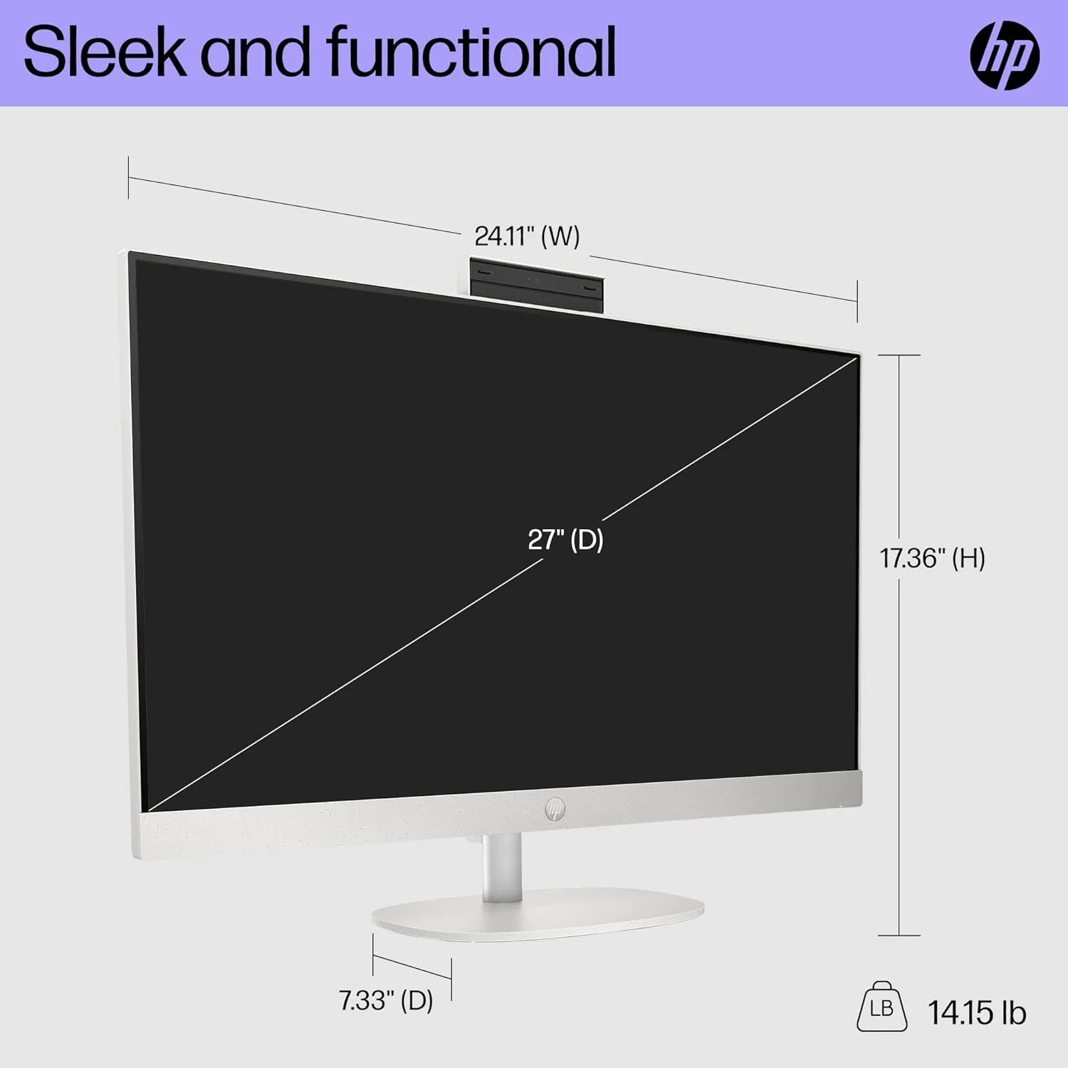 کامپیوتر رومیزی آل این وان 27 اینچی HP، صفحه نمایش FHD، پردازنده Intel Core Ultra 7 155U، رم 16 گیگابایتی، SSD 512 گیگابایتی، گرافیک Intel، ویندوز 11 هوم، 27-cr1080 (2024) کامپیوتر رومیزی آل این وان 27 اینچی HP، صفحه نمایش FHD، پردازنده Intel Core Ultra 7 155U، رم 16 گیگابایتی، SSD 512 گیگابایتی، گرافیک Intel، ویندوز 11 هوم، 27-cr1080 (2024)