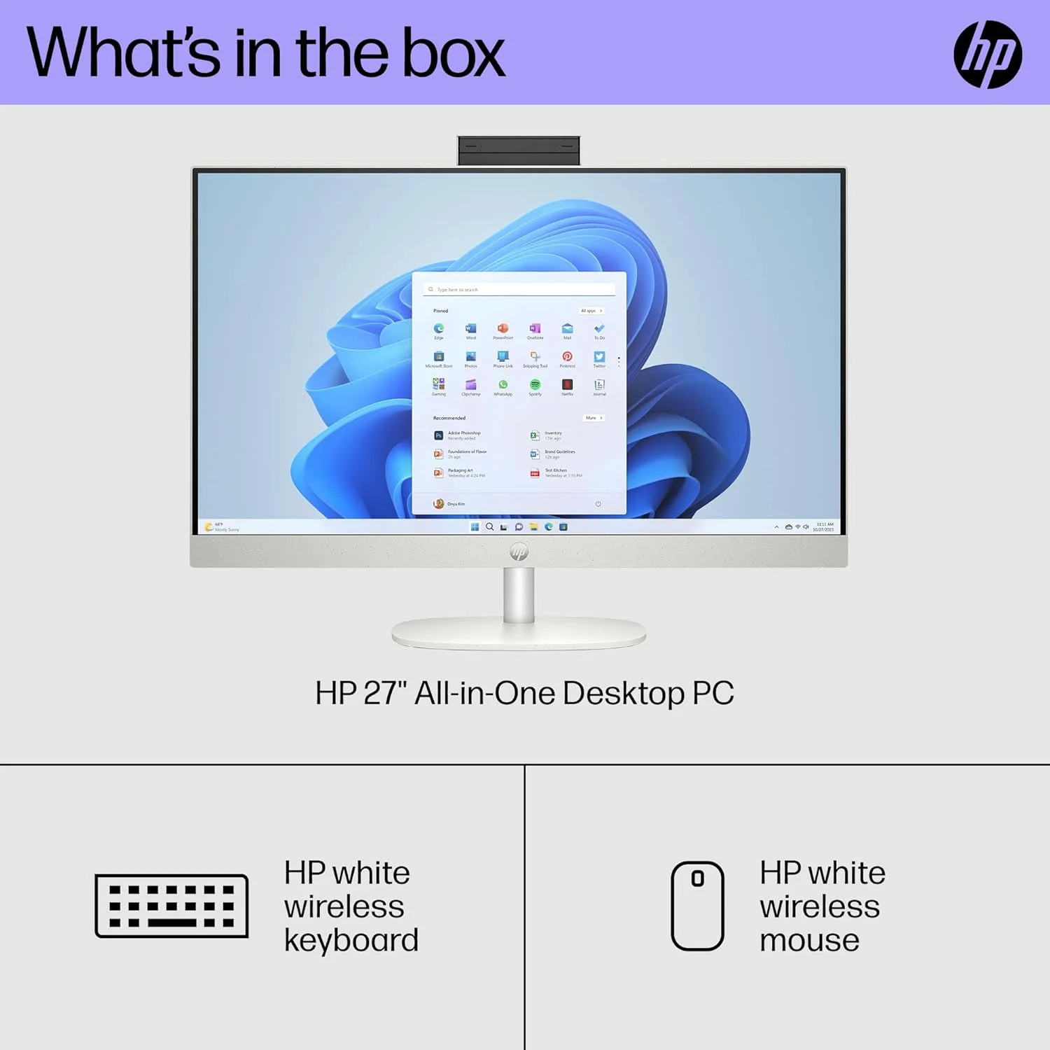 کامپیوتر رومیزی آل این وان 27 اینچی HP، صفحه نمایش FHD، پردازنده Intel Core Ultra 7 155U، رم 16 گیگابایتی، SSD 512 گیگابایتی، گرافیک Intel، ویندوز 11 هوم، 27-cr1080 (2024) کامپیوتر رومیزی آل این وان 27 اینچی HP، صفحه نمایش FHD، پردازنده Intel Core Ultra 7 155U، رم 16 گیگابایتی، SSD 512 گیگابایتی، گرافیک Intel، ویندوز 11 هوم، 27-cr1080 (2024)