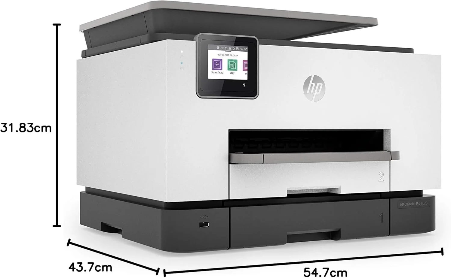 پرینتر جوهرافشان چندکاره بیسیم HP Officejet Pro 9023-1Mr70B با قابلیت چاپ، اسکن، کپی و فکس با رزولوشن 4800 X 1200 DPI پرینتر جوهرافشان چندکاره بیسیم HP Officejet Pro 9023-1Mr70B با قابلیت چاپ، اسکن، کپی و فکس با رزولوشن 4800 X 1200 DPI
