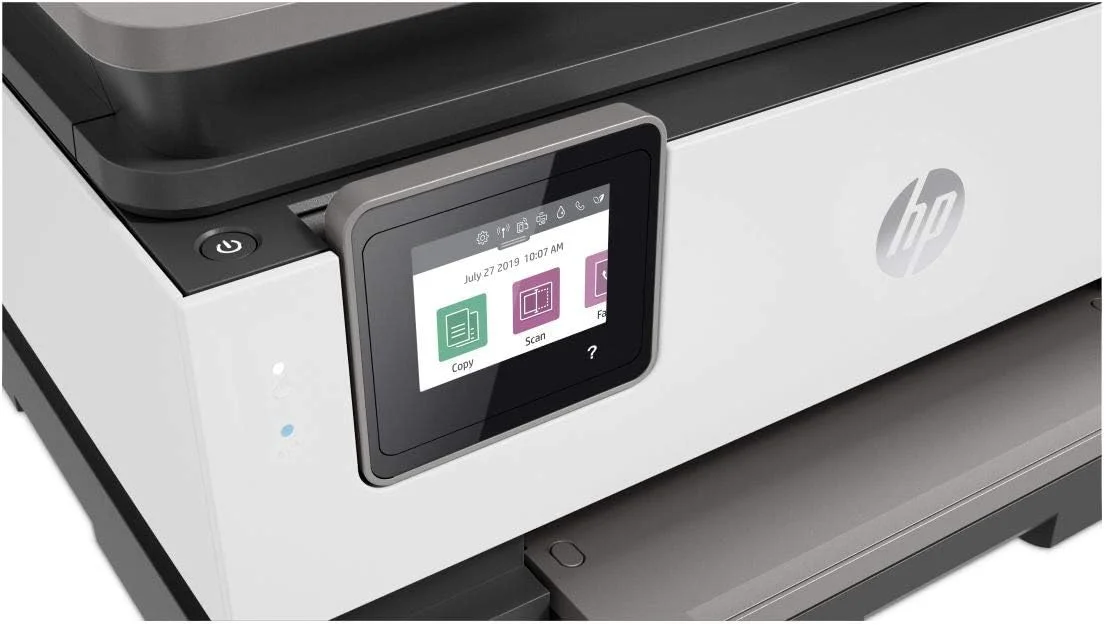 پرینتر چندکاره جوهرافشان بی‌سیم اچ پی Officejet Pro 8023-1Kr64B با قابلیت پرینت، اسکن، کپی و فکس با رزولوشن 4800 X 1200 DPI