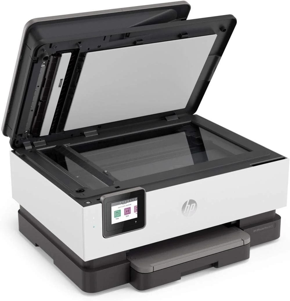 پرینتر چندکاره جوهرافشان بی‌سیم اچ پی Officejet Pro 8023-1Kr64B با قابلیت پرینت، اسکن، کپی و فکس با رزولوشن 4800 X 1200 DPI
