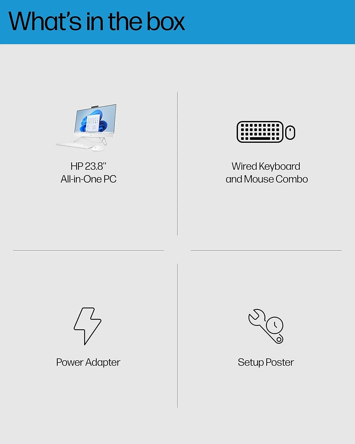 کامپیوتر همه کاره HP، پردازنده Intel Pentium Silver، گرافیک Intel UHD 605، رم 8 گیگابایتی SDRAM، حافظه SSD PCIe 256 گیگابایتی، نمایشگر Full HD، سیستم عامل Windows 11 Home، بلندگوهای کامپیوتر دوگانه، Wi-Fi (24-cb0120، 2022)