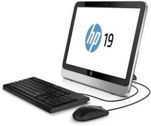 کامپیوتر همه کاره HP 19 2404 با 4 گیگابایت رم - مشکی/نقره ای