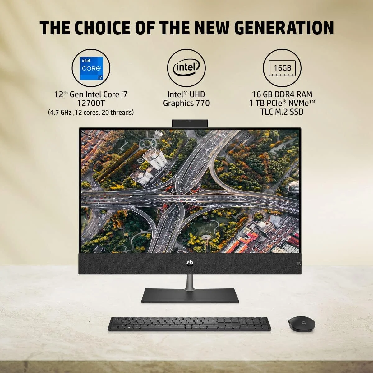 کامپیوتر همه کاره HP Pavilion نسل 12 اینتل Core i7، صفحه نمایش 27 اینچی (68.6 سانتی متر)، 16 گیگابایت رم، 1 ترابایت SSD، FHD، لمسی، میکرو-لبه، ضد تابش نور، کیبورد و ماوس بی سیم، گرافیک Intel UHD، ویندوز 11، صدای B&O، مدل 27-ca1142in کامپیوتر همه کاره HP Pavilion نسل 12 اینتل Core i7، صفحه نمایش 27 اینچی (68.6 سانتی متر)، 16 گیگابایت رم، 1 ترابایت SSD، FHD، لمسی، میکرو-لبه، ضد تابش نور، کیبورد و ماوس بی سیم، گرافیک Intel UHD، ویندوز 11، صدای B&O، مدل 27-ca1142in