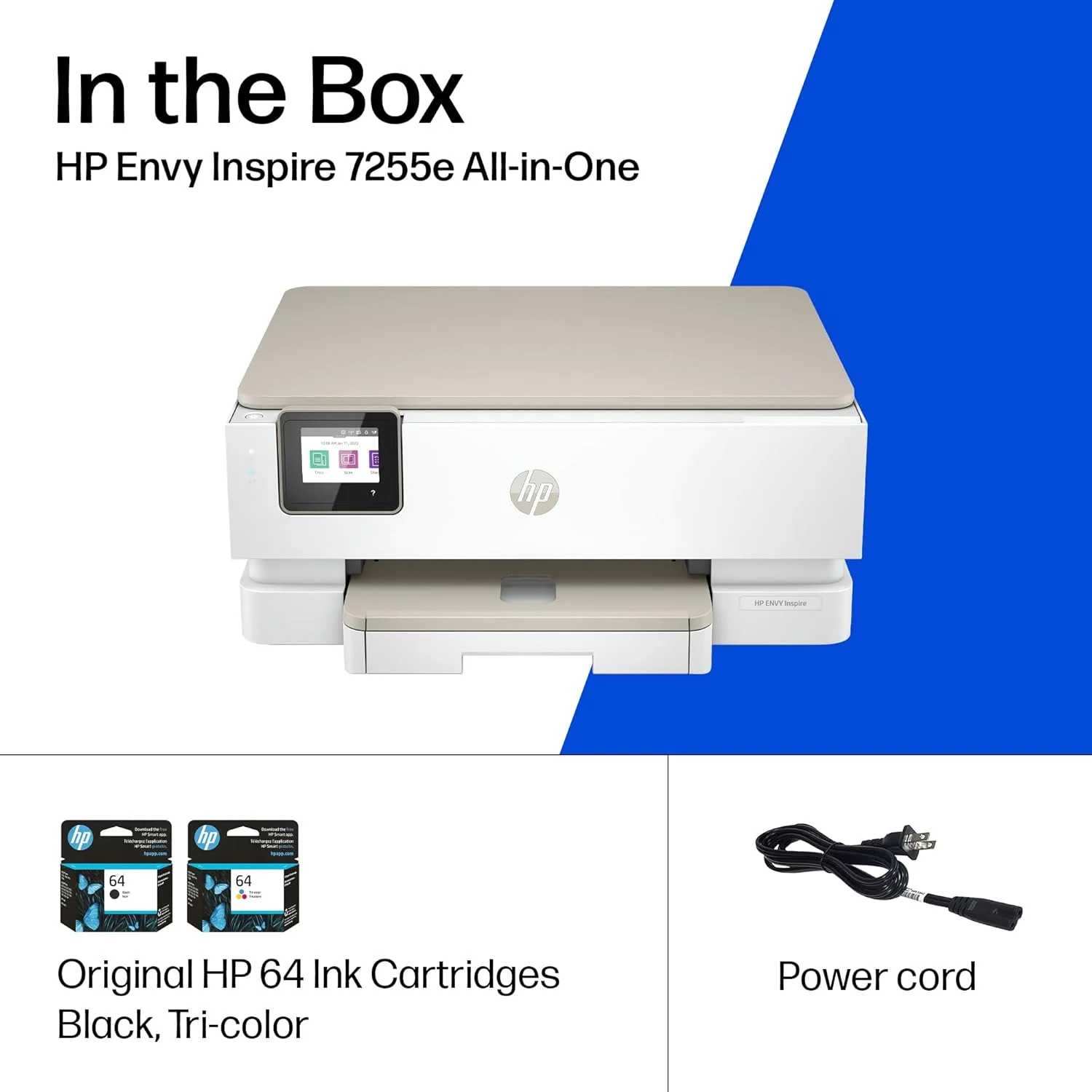 پرینتر چندکاره جوهرافشان رنگی بیسیم HP ENVY Inspire 7255e به همراه 6 ماه اشتراک رایگان Instant Ink (1W2Y9A) سفید پرینتر چندکاره جوهرافشان رنگی بیسیم HP ENVY Inspire 7255e به همراه 6 ماه اشتراک رایگان Instant Ink (1W2Y9A) سفید