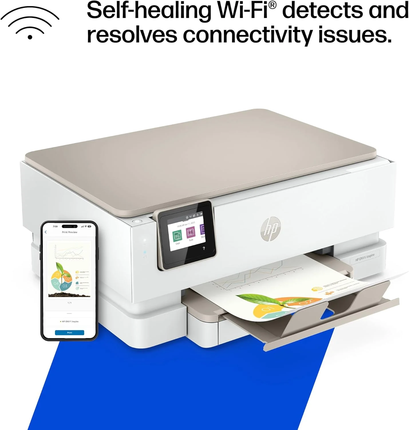 پرینتر چندکاره جوهرافشان رنگی بیسیم HP ENVY Inspire 7255e به همراه 6 ماه اشتراک رایگان Instant Ink (1W2Y9A) سفید پرینتر چندکاره جوهرافشان رنگی بیسیم HP ENVY Inspire 7255e به همراه 6 ماه اشتراک رایگان Instant Ink (1W2Y9A) سفید