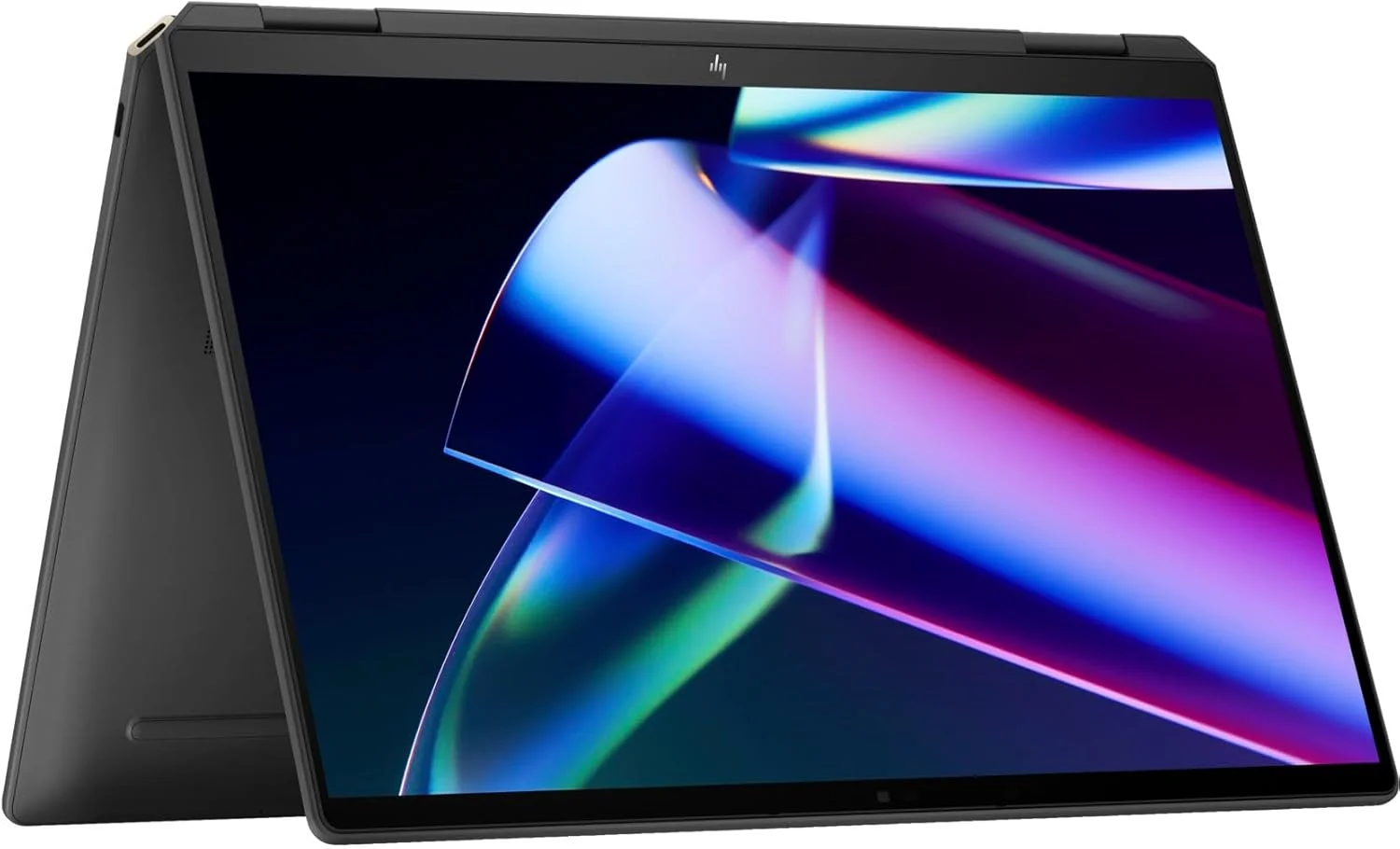 لپ تاپ 2 در 1 هوشمند HP Spectre x360 با صفحه لمسی 14.0 اینچی OLED 2.8K (پردازنده Intel Ultra 7-155H، رم 32 گیگابایتی LPDDR5X، حافظه SSD 2 ترابایتی PCIe، قلم فعال، کیبورد با نور پس زمینه، حسگر اثر انگشت، ویندوز 11 پرو) همراه با توسعه دهنده پورت USB DKZ