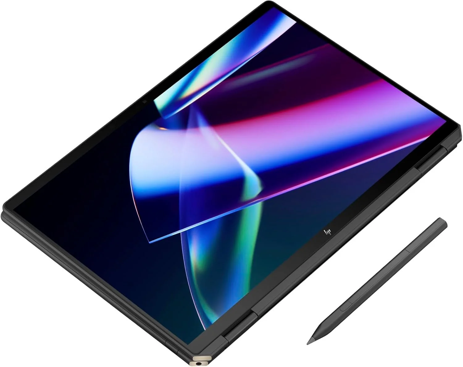 لپ تاپ 2 در 1 هوشمند HP Spectre x360 با صفحه لمسی 14.0 اینچی OLED 2.8K (پردازنده Intel Ultra 7-155H، رم 32 گیگابایتی LPDDR5X، حافظه SSD 2 ترابایتی PCIe، قلم فعال، کیبورد با نور پس زمینه، حسگر اثر انگشت، ویندوز 11 پرو) همراه با توسعه دهنده پورت USB DKZ