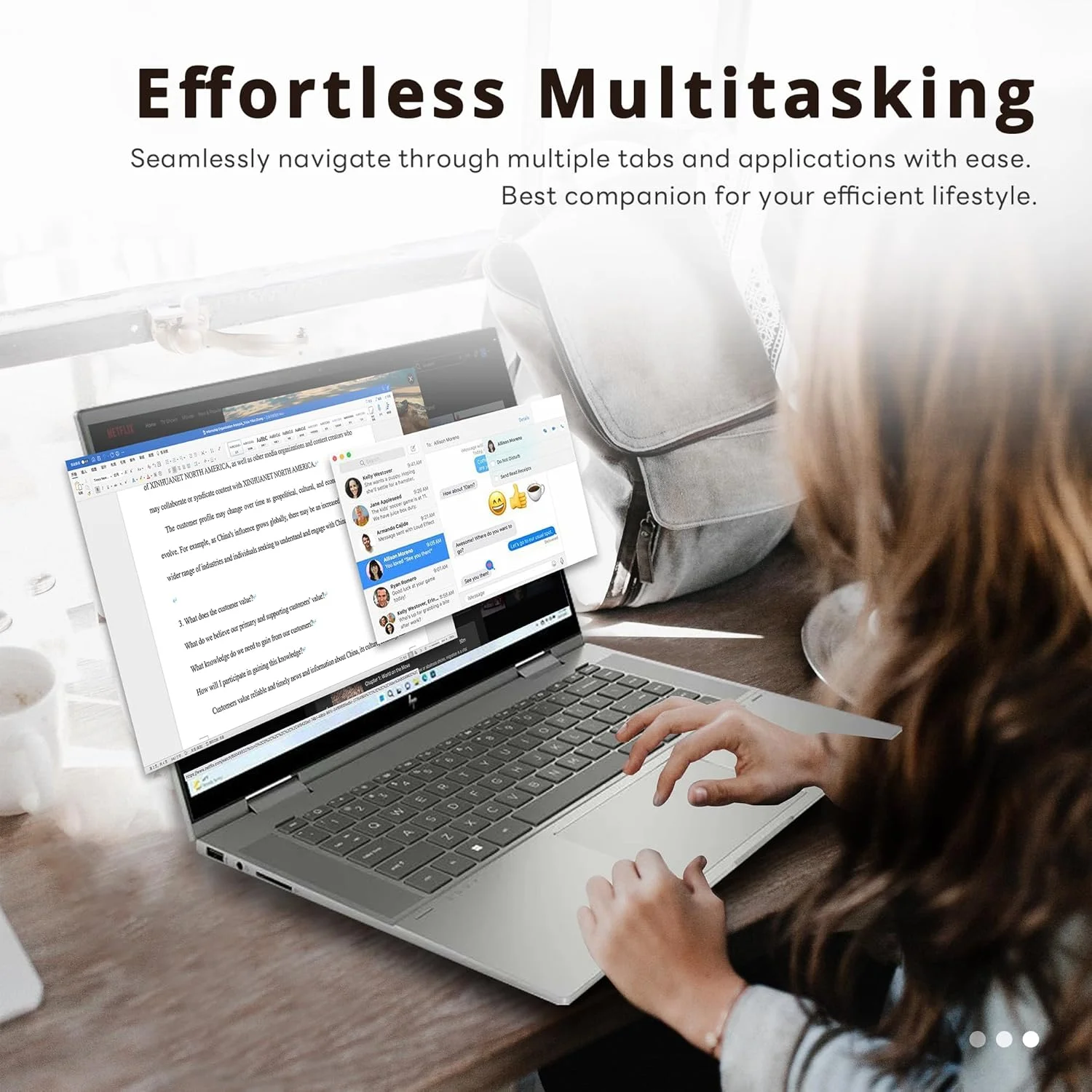 لپ تاپ لمسی 2 در 1 HP Envy X360 مدل 2022 با صفحه نمایش 15.6 اینچی FHD، پردازنده Intel Core i7-1165G7، رم 32 گیگابایتی، حافظه SSD PCIe 1 ترابایتی، کیبورد با نور پس زمینه، گرافیک Iris Xe، صدای B&O، ویندوز 11، نقره ای، کارت USB 32 گیگابایتی Snowbell (ارتقا یافته)