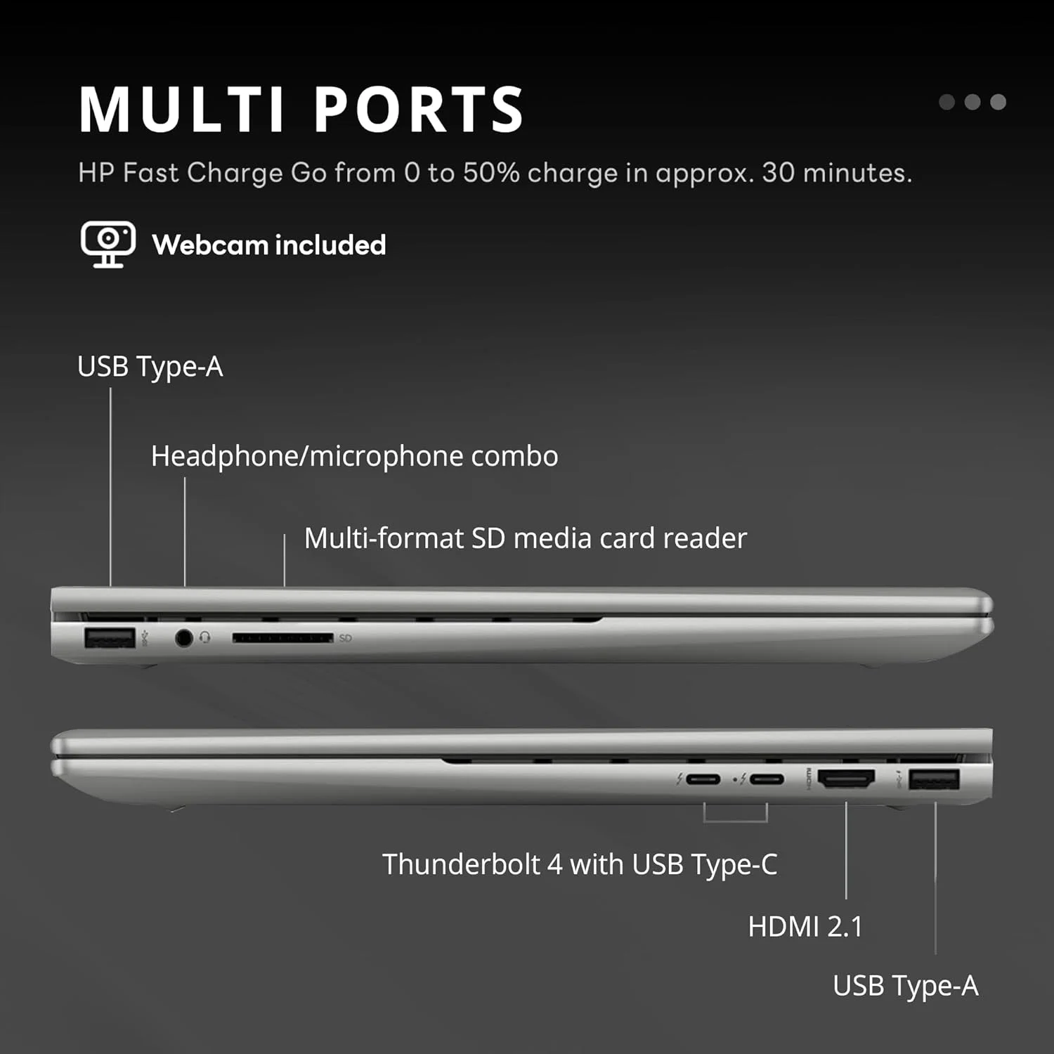 لپ تاپ لمسی 2 در 1 HP Envy X360 مدل 2022 با صفحه نمایش 15.6 اینچی FHD، پردازنده Intel Core i7-1165G7، رم 32 گیگابایتی، حافظه SSD PCIe 1 ترابایتی، کیبورد با نور پس زمینه، گرافیک Iris Xe، صدای B&O، ویندوز 11، نقره ای، کارت USB 32 گیگابایتی Snowbell (ارتقا یافته)
