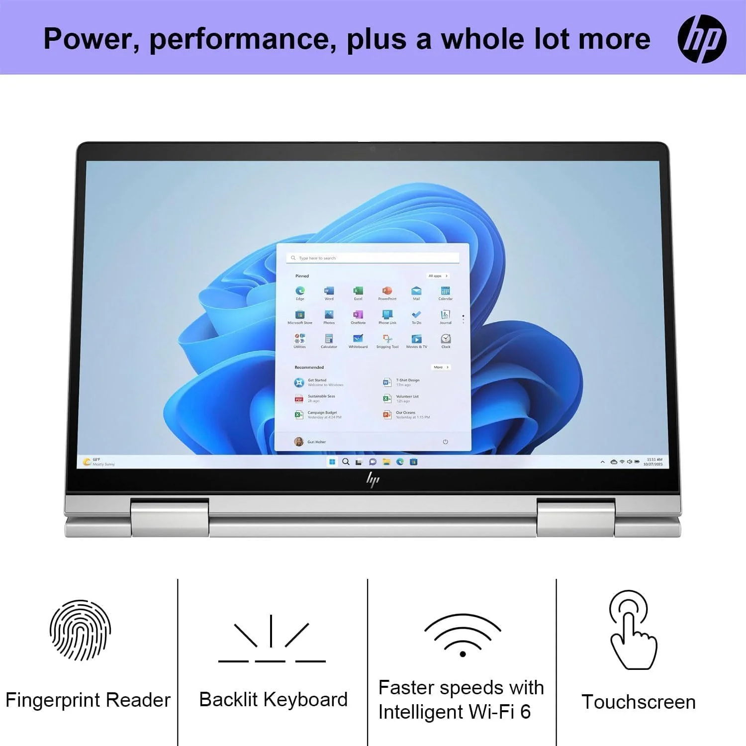 لپ تاپ 2 در 1 HP Envy x360، صفحه نمایش لمسی 14.0 اینچی FHD، پردازنده Intel Core 7 150U، رم 16 گیگابایتی SSD 512 گیگابایتی، بلوتوث، Wi-Fi 6E، حسگر اثر انگشت، صفحه کلید با نور پس زمینه، Windows 11 Pro، نقره ای لپ تاپ 2 در 1 HP Envy x360، صفحه نمایش لمسی 14.0 اینچی FHD، پردازنده Intel Core 7 150U، رم 16 گیگابایتی SSD 512 گیگابایتی، بلوتوث، Wi-Fi 6E، حسگر اثر انگشت، صفحه کلید با نور پس زمینه، Windows 11 Pro، نقره ای