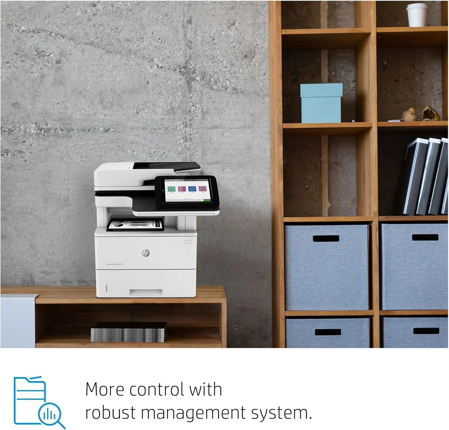 پرینتر چندکاره لیزری مشکی HP LaserJet Enterprise MFP M528dn با اترنت داخلی و چاپ دورو (1PV64A)، سفید