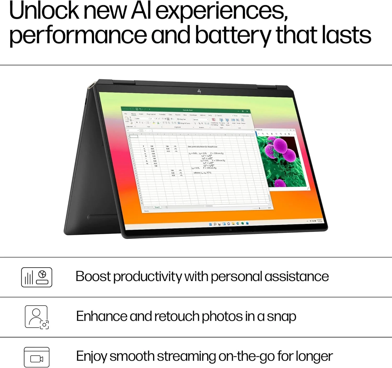 لپ تاپ 2 در 1 لمسی HP Spectre x360 با هوش مصنوعی، صفحه نمایش 14.0 اینچی OLED 2.8K، پردازنده Intel Ultra 7-155H، رم 32 گیگابایتی LPDDR5X، حافظه SSD 2 ترابایتی PCIe، قلم فعال، کیبورد با نور پس زمینه، حسگر اثر انگشت، ویندوز 11 هوم به همراه DKZ USB Port Expander لپ تاپ 2 در 1 لمسی HP Spectre x360 با هوش مصنوعی، صفحه نمایش 14.0 اینچی OLED 2.8K، پردازنده Intel Ultra 7-155H، رم 32 گیگابایتی LPDDR5X، حافظه SSD 2 ترابایتی PCIe، قلم فعال، کیبورد با نور پس زمینه، حسگر اثر انگشت، ویندوز 11 هوم به همراه DKZ USB Port Expander
