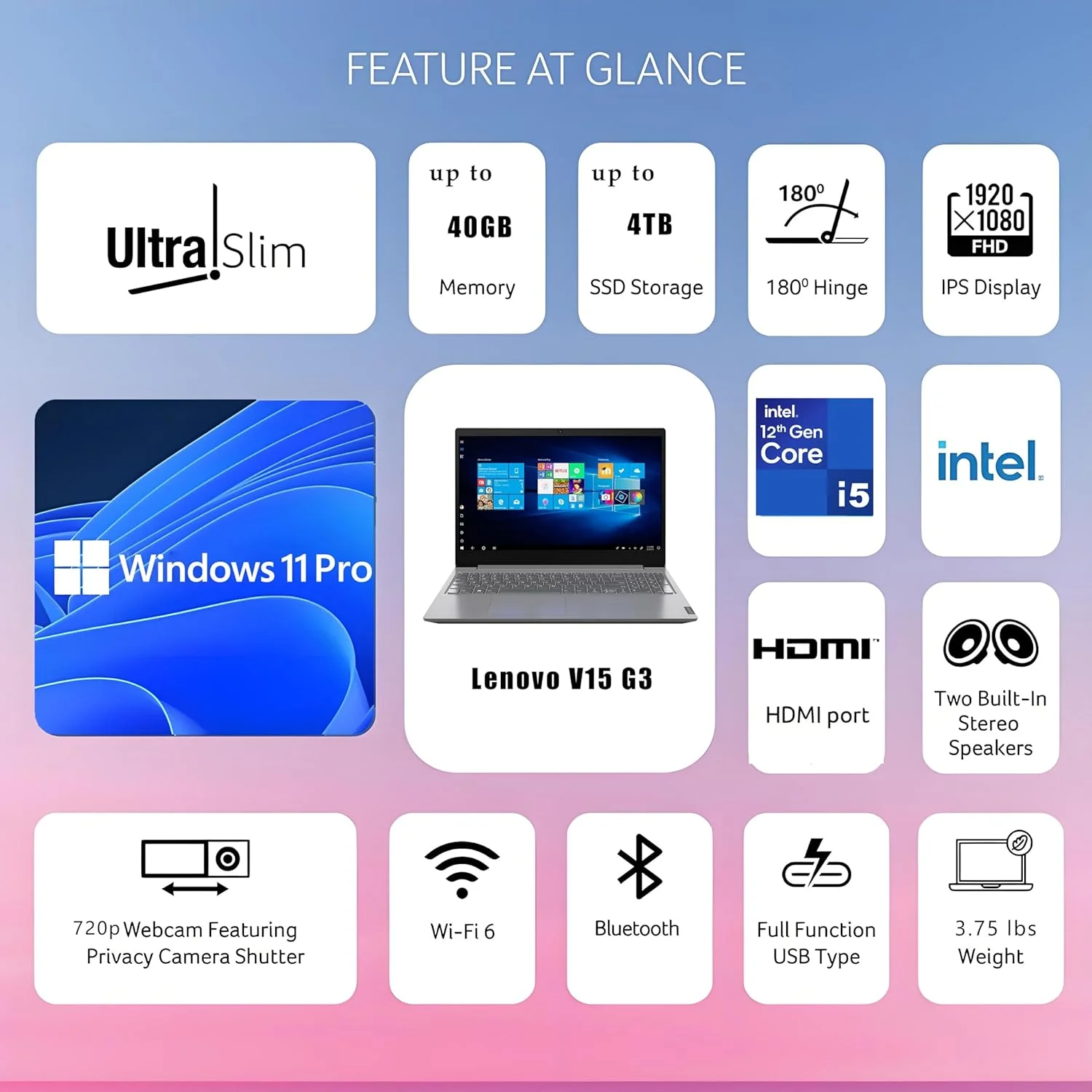 لپ تاپ لنوو IdeaPad 1 14IAU7، صفحه نمایش 14 اینچی FHD IPS، رم 8 گیگابایتی DDR4، حافظه SSD 512 گیگابایتی، گرافیک Intel Iris Xe، کیبورد انگلیسی، ویندوز 11، خاکستری ابری | 82QC0066PS (ارتقا) لپ تاپ لنوو IdeaPad 1 14IAU7، صفحه نمایش 14 اینچی FHD IPS، رم 8 گیگابایتی DDR4، حافظه SSD 512 گیگابایتی، گرافیک Intel Iris Xe، کیبورد انگلیسی، ویندوز 11، خاکستری ابری | 82QC0066PS (ارتقا)