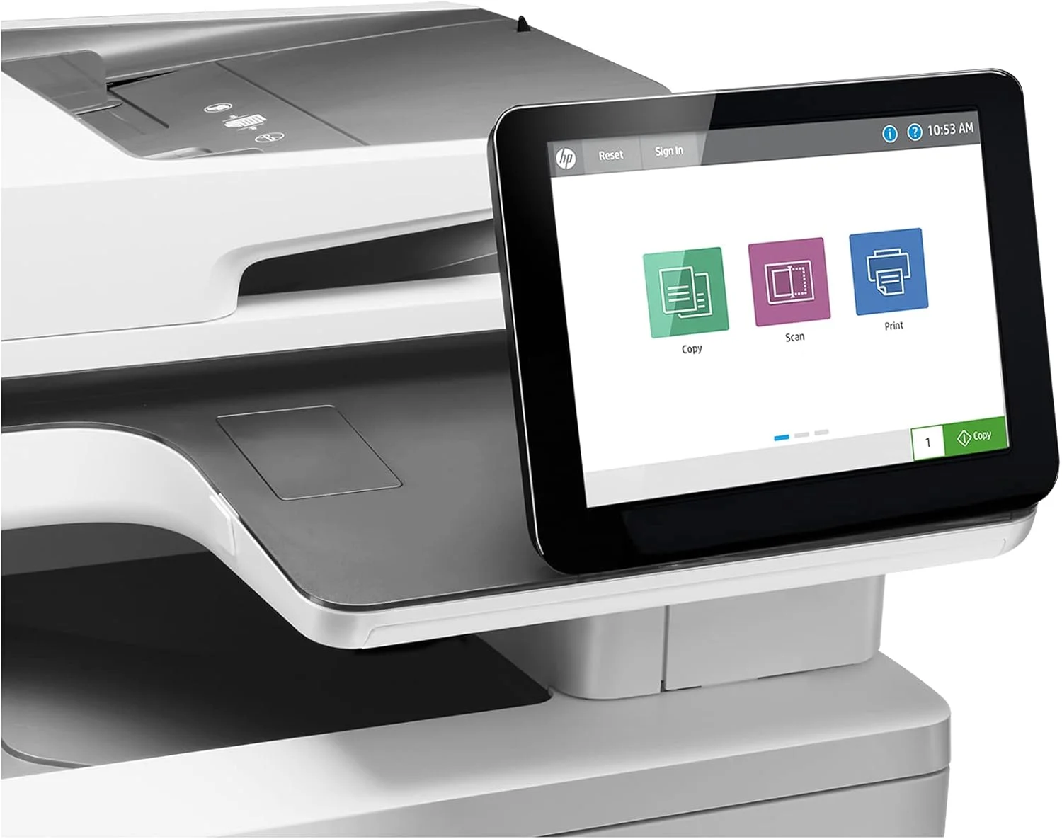 دستگاه چندکاره لیزری رنگی HP Color LaserJet Enterprise MFP M578dn (7ZU85A) با قابلیتهای پرینت، کپی، اسکن، فکس (اختیاری)، مناسب برای 5 تا 15 کاربر، ظرفیت چاپ ماهانه (A4) تا 80000 صفحه، 1 سال گارانتی دستگاه چندکاره لیزری رنگی HP Color LaserJet Enterprise MFP M578dn (7ZU85A) با قابلیتهای پرینت، کپی، اسکن، فکس (اختیاری)، مناسب برای 5 تا 15 کاربر، ظرفیت چاپ ماهانه (A4) تا 80000 صفحه، 1 سال گارانتی