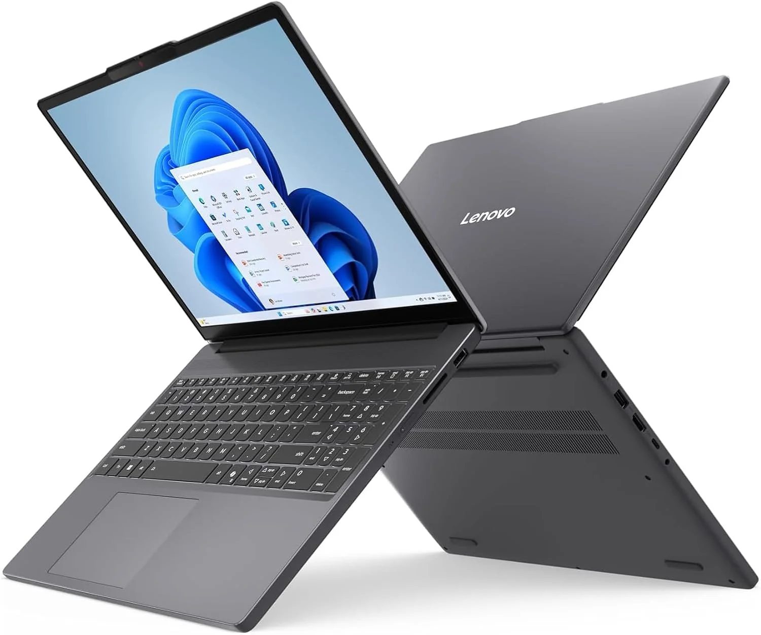 لپ تاپ لنوو IdeaPad Slim 3 15IRH10، پردازنده Intel Core i7-13620H، نمایشگر 15.3 اینچی WUXGA IPS، رم 16 گیگابایتی، حافظه SSD 512 گیگابایتی، گرافیک Intel UHD، ویندوز 11 پرو، خاکستری لونا، به همراه کیف و ماوس بی سیم (ارتقا یافته)