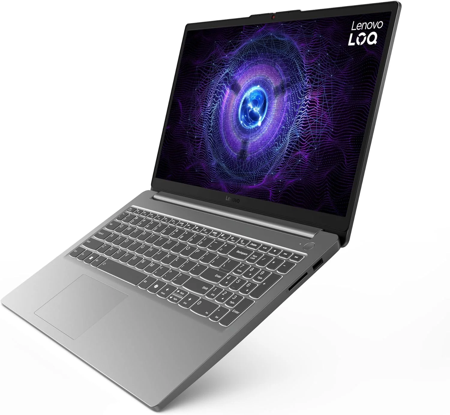 لپ تاپ گیمینگ Lenovo LOQ 15IAX9E، صفحه نمایش 15.6 اینچی FHD 144 هرتز، پردازنده Intel Core i7-12650HX، رم 16 گیگابایتی DDR5، حافظه SSD 512 گیگابایتی، کارت گرافیک NVIDIA GeForce RTX 4050 6GB، کیبورد با نور پس زمینه انگلیسی، خاکستری لونا لپ تاپ گیمینگ Lenovo LOQ 15IAX9E، صفحه نمایش 15.6 اینچی FHD 144 هرتز، پردازنده Intel Core i7-12650HX، رم 16 گیگابایتی DDR5، حافظه SSD 512 گیگابایتی، کارت گرافیک NVIDIA GeForce RTX 4050 6GB، کیبورد با نور پس زمینه انگلیسی، خاکستری لونا