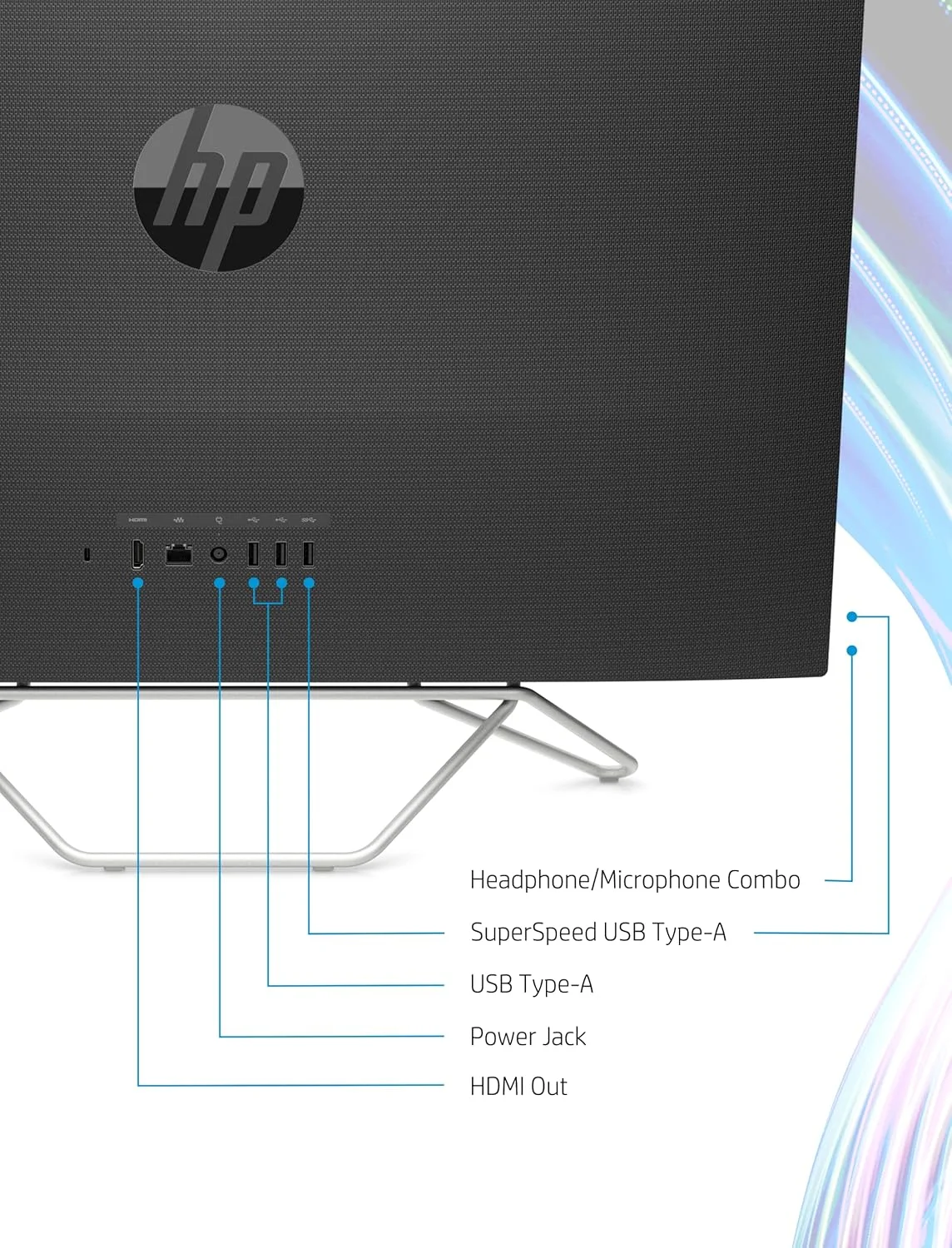 کامپیوتر رومیزی همه کاره 27 اینچی HP، AMD Ryzen 5 5500U، رم 16 گیگابایتی، SSD 512 گیگابایتی، صفحه نمایش لمسی Full HD IPS، ویندوز 11 هوم، 4 پورت USB، دوربین حریم خصوصی، میکروفون های دوگانه، کیبورد و ماوس بی سیم (27-cb0060، 2021) کامپیوتر رومیزی همه کاره 27 اینچی HP، AMD Ryzen 5 5500U، رم 16 گیگابایتی، SSD 512 گیگابایتی، صفحه نمایش لمسی Full HD IPS، ویندوز 11 هوم، 4 پورت USB، دوربین حریم خصوصی، میکروفون های دوگانه، کیبورد و ماوس بی سیم (27-cb0060، 2021)