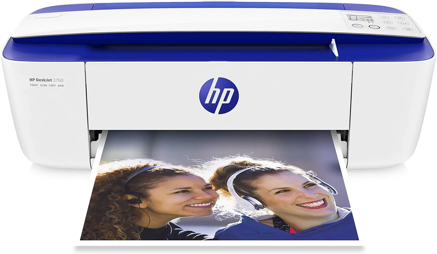 پرینتر رنگی چندکاره HP DeskJet 3760، جوهر فوری با 2 ماه دوره آزمایشی، سفید پرینتر رنگی چندکاره HP DeskJet 3760، جوهر فوری با 2 ماه دوره آزمایشی، سفید