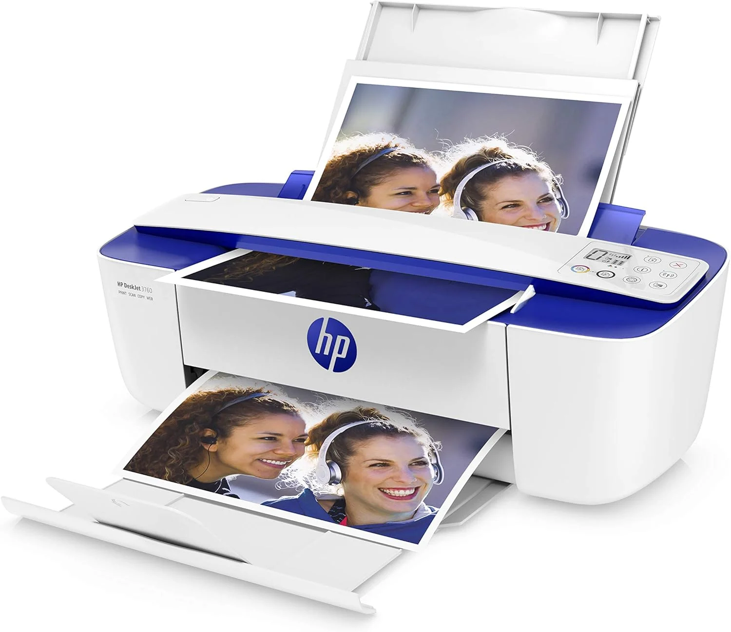 پرینتر رنگی چندکاره HP DeskJet 3760، جوهر فوری با 2 ماه دوره آزمایشی، سفید پرینتر رنگی چندکاره HP DeskJet 3760، جوهر فوری با 2 ماه دوره آزمایشی، سفید