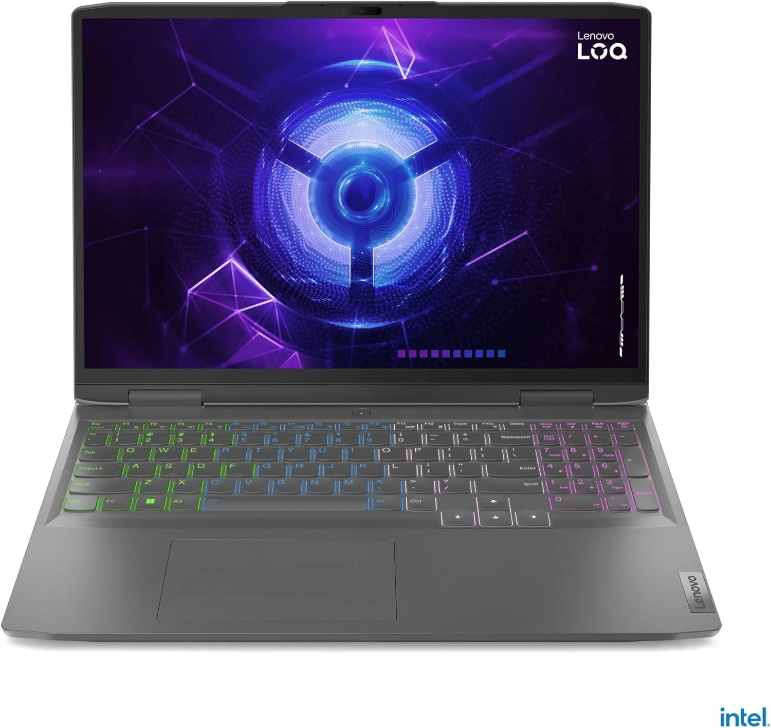 لپ تاپ Lenovo LOQ 16IRH8 به همراه کیبورد گیمینگ + ماوس + ماوس پد + هدست + پایه هدست، Intel i7-13620H، رم 32 گیگابایت - 1 ترابایت SSD، GeForce RTX 5060 8GB (ارتقا یافته)