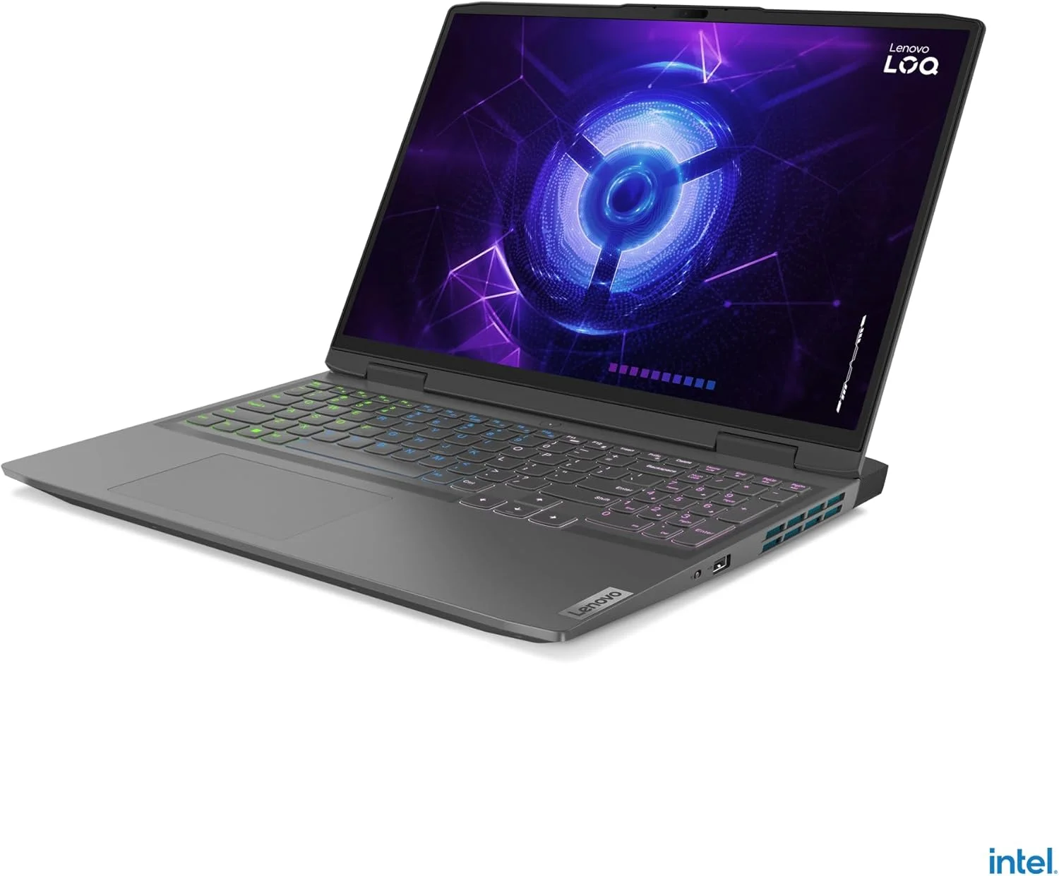 لپ تاپ Lenovo LOQ 16IRH8 به همراه کیبورد گیمینگ + ماوس + ماوس پد + هدست + پایه هدست، Intel i7-13620H، رم 32 گیگابایت - 1 ترابایت SSD، GeForce RTX 5060 8GB (ارتقا یافته)