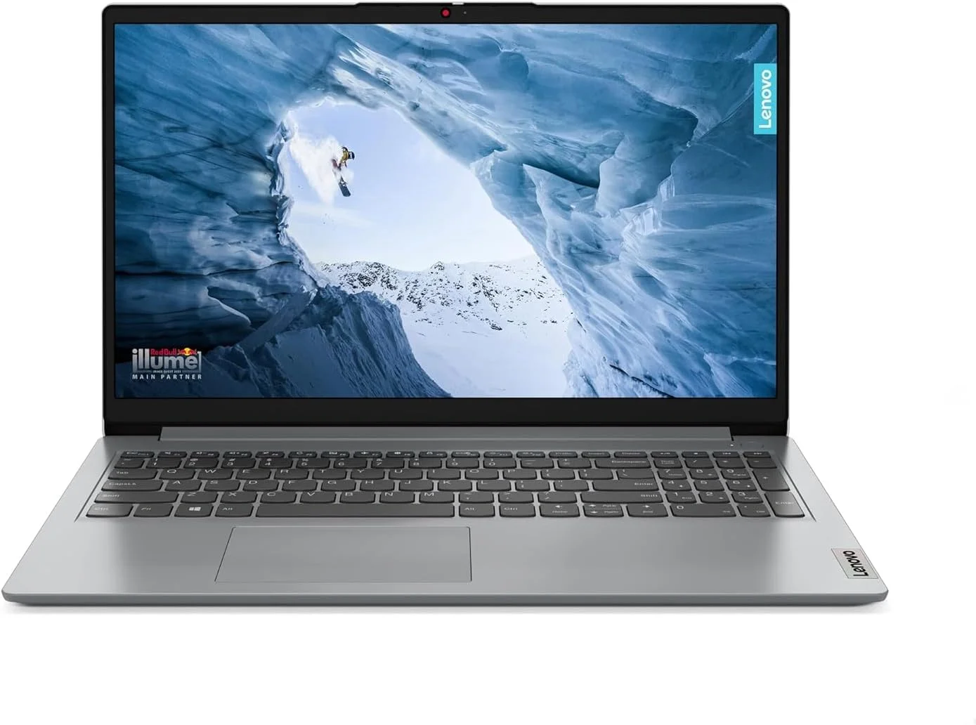 لپ تاپ لنوو IdeaPad 1 15AMN7 با صفحه نمایش 15.6 اینچی FHD IPS ضد تابش نور، پردازنده Ryzen 3 7320U، رم 8 گیگابایتی، حافظه SSD 512 گیگابایتی، گرافیک یکپارچه Radeon 610M، صفحه کلید انگلیسی عربی، ویندوز 11، خاکستری ابری [82VG00T0AX]