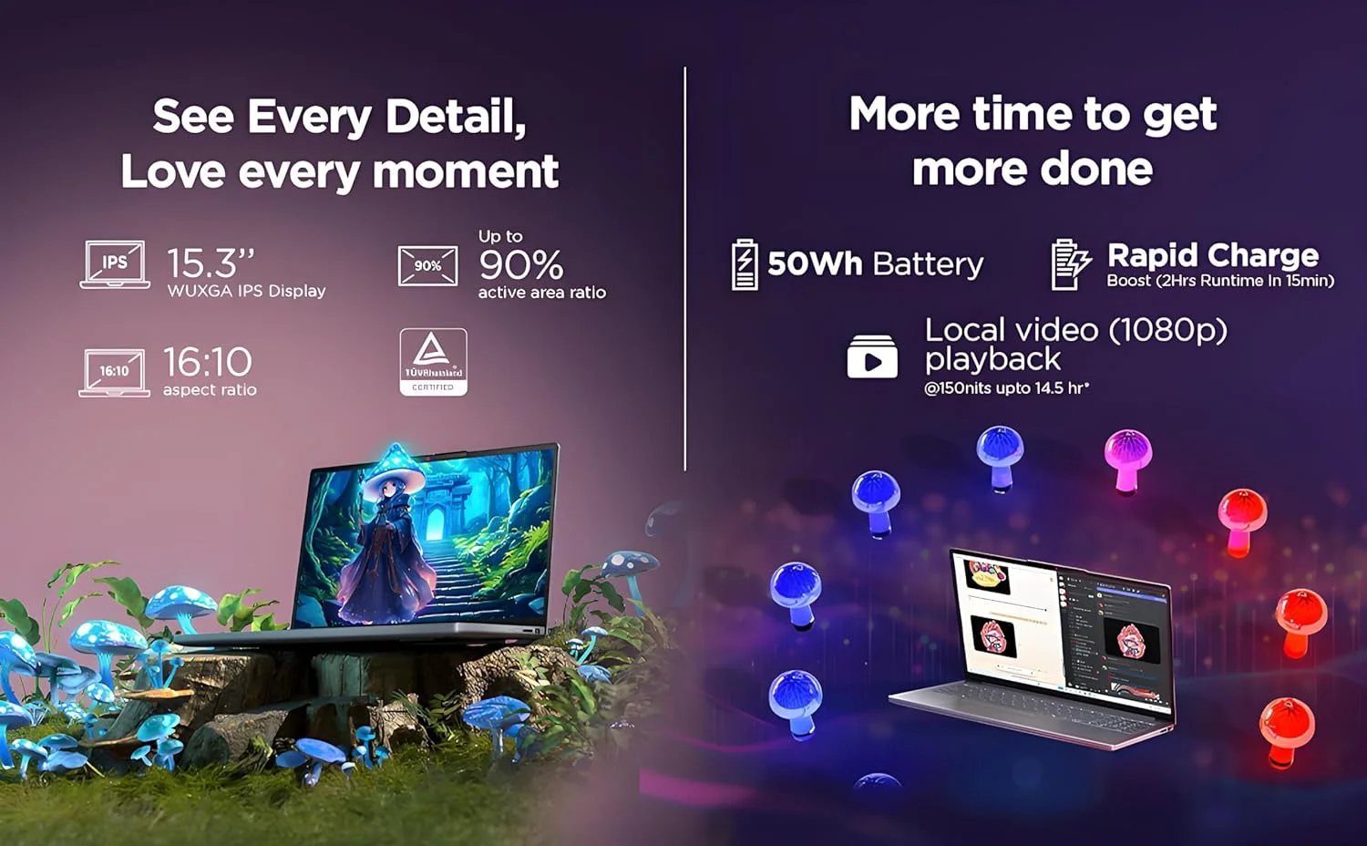 لپ تاپ کامپیوتر لنوو برای کسب و کار خانگی، IdeaPad Slim 3 با صفحه نمایش 15 اینچی FHD+، پردازنده 8 هسته ای Intel i5-13420H (بهتر از i7-1355U)، رم 16 گیگابایتی DDR5، حافظه SSD یک ترابایتی PCIe، وای فای 6، بلوتوث 5.2، کامپیوتر هوش مصنوعی Copilot، رنگ خاکستری Luna، ویندوز 11 پرو
