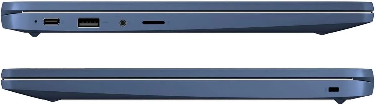 لپ تاپ لمسی باریک 14 اینچی لنوو Chromebook، مناسب دانش آموزان و کسب و کار، پردازنده 8 هسته ای MediaTek Kompanio 520، رم 4 گیگابایتی، حافظه 128 گیگابایتی (64 گیگابایت eMMC + کارت 64 گیگابایتی)، WiFi 6، باتری با عمر طولانی، سیستم عامل Chrome + لوازم جانبی Marxsol