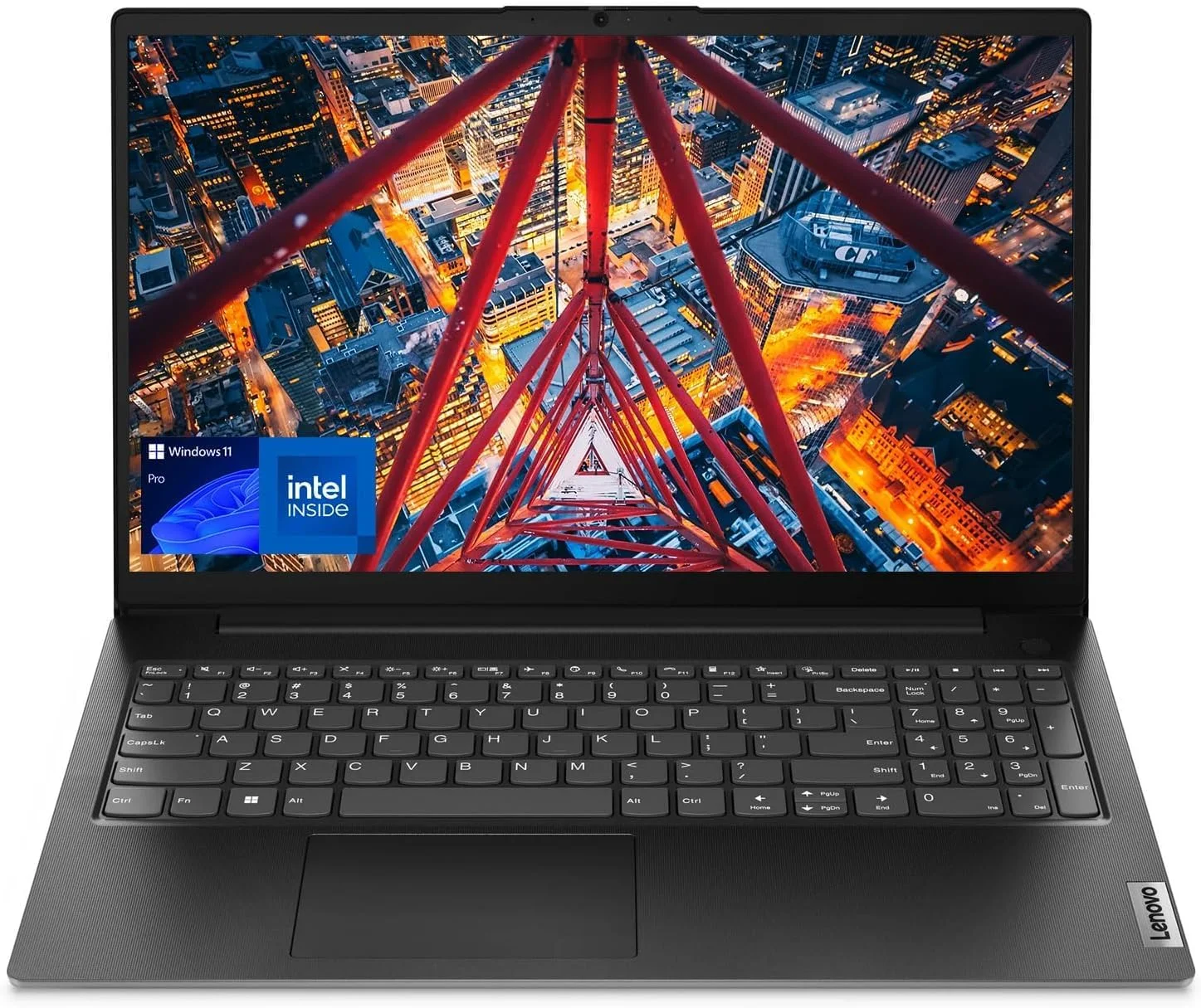 لپ تاپ 15.6 اینچی FHD لنوو V15 G4، پردازنده 6 هسته ای نسل سیزدهم Intel Core i3-1315U، حافظه 16 گیگابایتی DDR4، SSD PCIe 1 ترابایتی، صفحه نمایش نور آبی کم، پورت اترنت، HDMI، وب کم، Wi-Fi و بلوتوث، ویندوز 11 پرو