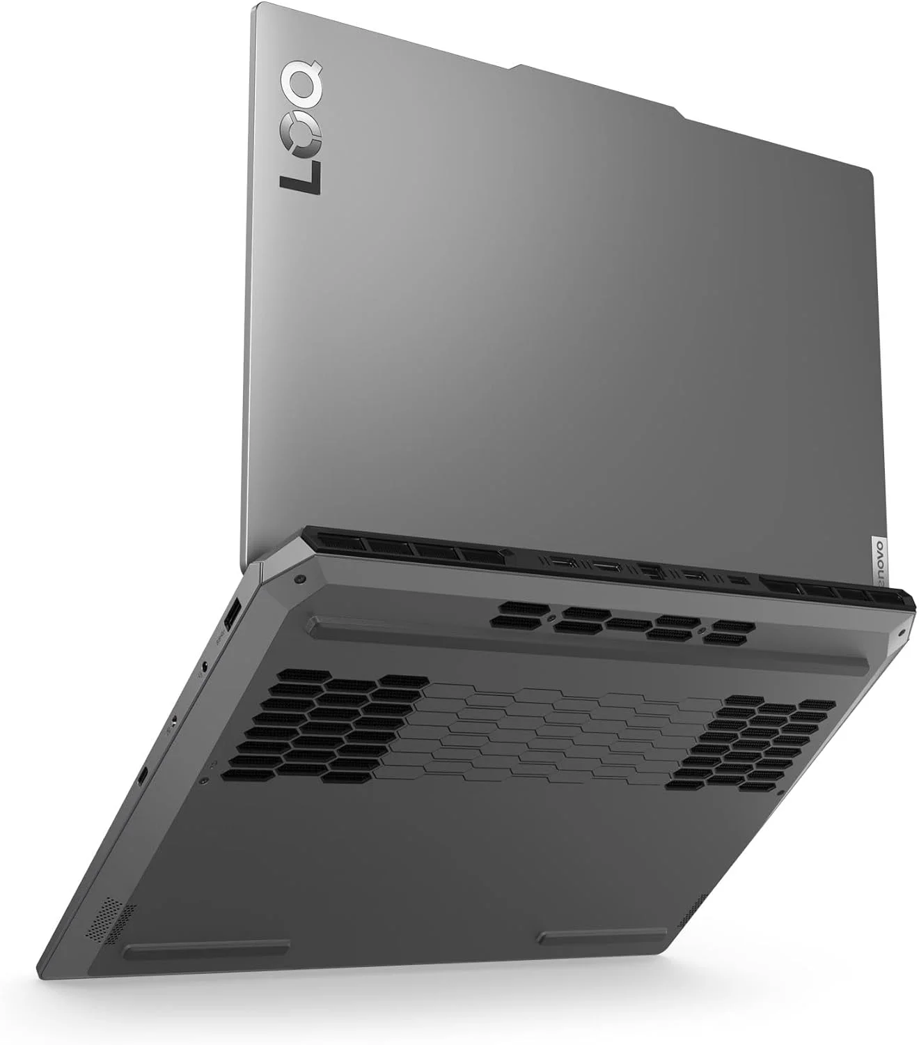 لپ تاپ گیمینگ Lenovo LOQ 15IRX9، صفحه نمایش 15.6 اینچی FHD IPS 144 هرتز، پردازنده Intel Core i7-13650HX، رم 24 گیگابایتی، SSD 512 گیگابایتی، گرافیک GeForce RTX 4050 6 گیگابایتی، کیبورد ENG با نور پس زمینه سفید، خاکستری لونا