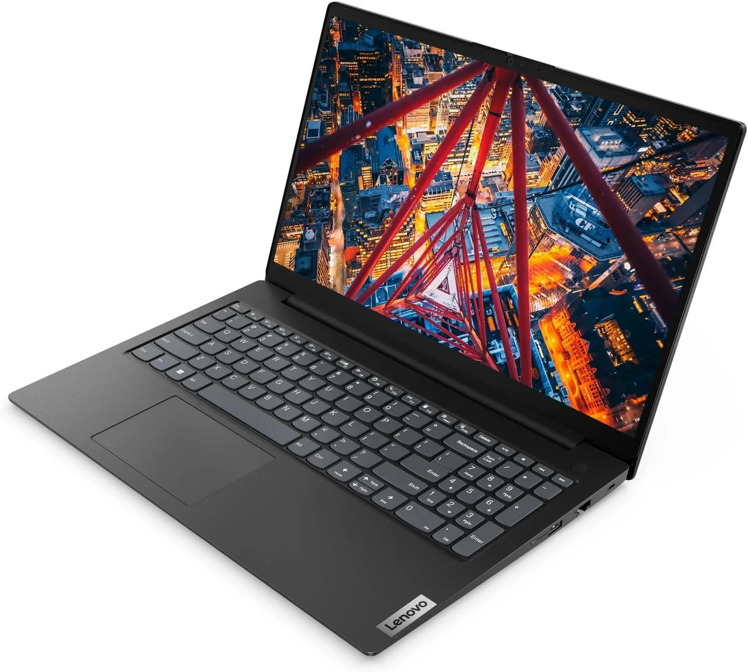 لپ تاپ 15.6 اینچی FHD لنوو V15 G4، پردازنده 6 هسته ای نسل سیزدهم Intel Core i3-1315U، حافظه 16 گیگابایتی DDR4، SSD PCIe 1 ترابایتی، صفحه نمایش نور آبی کم، پورت اترنت، HDMI، وب کم، Wi-Fi و بلوتوث، ویندوز 11 پرو لپ تاپ 15.6 اینچی FHD لنوو V15 G4، پردازنده 6 هسته ای نسل سیزدهم Intel Core i3-1315U، حافظه 16 گیگابایتی DDR4، SSD PCIe 1 ترابایتی، صفحه نمایش نور آبی کم، پورت اترنت، HDMI، وب کم، Wi-Fi و بلوتوث، ویندوز 11 پرو