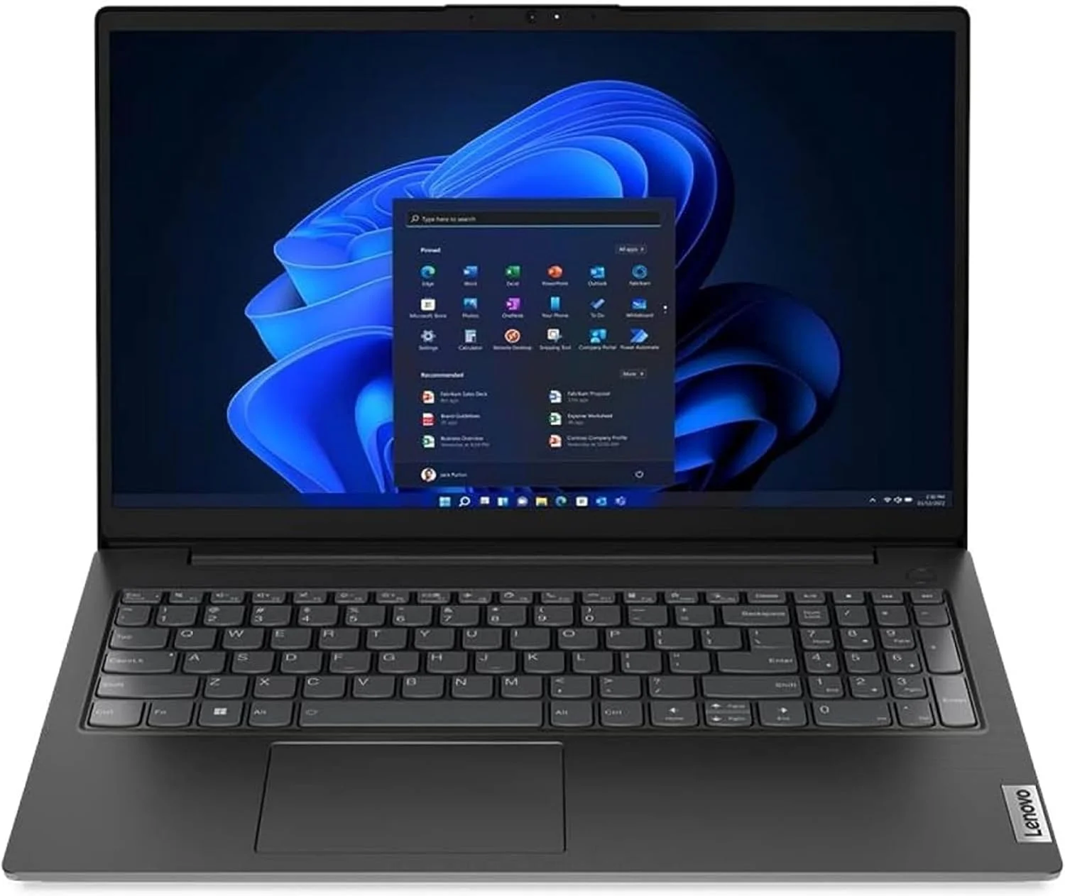 لپ تاپ Lenovo V15 G3 IAP، پردازنده نسل دوازدهم Intel Core i3-1215U | رم 8 گیگابایتی DDR4 | SSD 256 گیگابایتی M.2 | گرافیک Intel UHD | صفحه نمایش 15.6 اینچی FHD | ویندوز 11 + کیف لپ تاپ رایگان + ماوس بی سیم + هدفون بلوتوث، مشکی تجاری