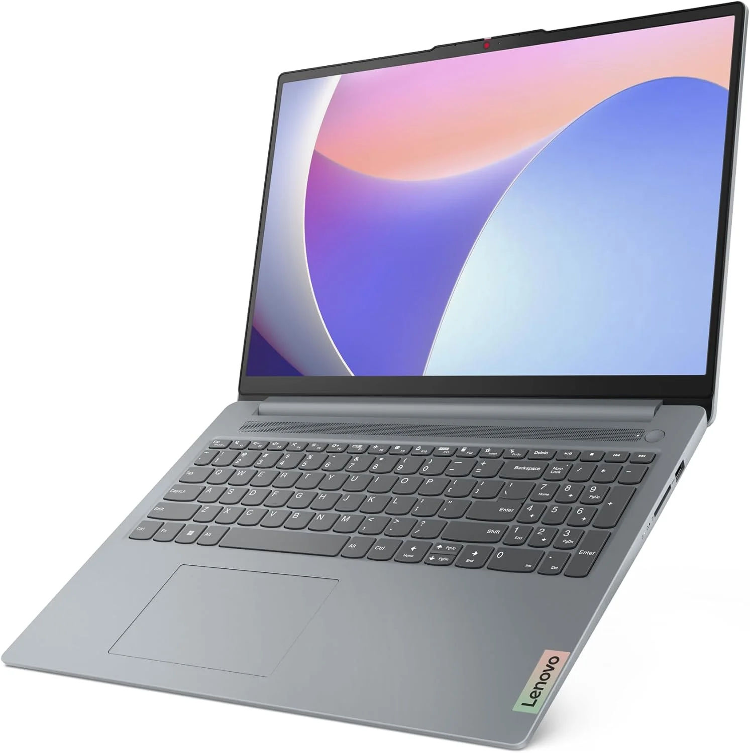 لپ تاپ لنوو IdeaPad Slim 3 15IAH8، نمایشگر 15.6 اینچی FHD IPS، پردازنده Intel i5-12450H، رم 16 گیگابایتی، SSD 1 ترابایتی، گرافیک یکپارچه Intel UHD، کیبورد انگلیسی-عربی، ویندوز 11، خاکستری قطبی [83ER00FUAX]