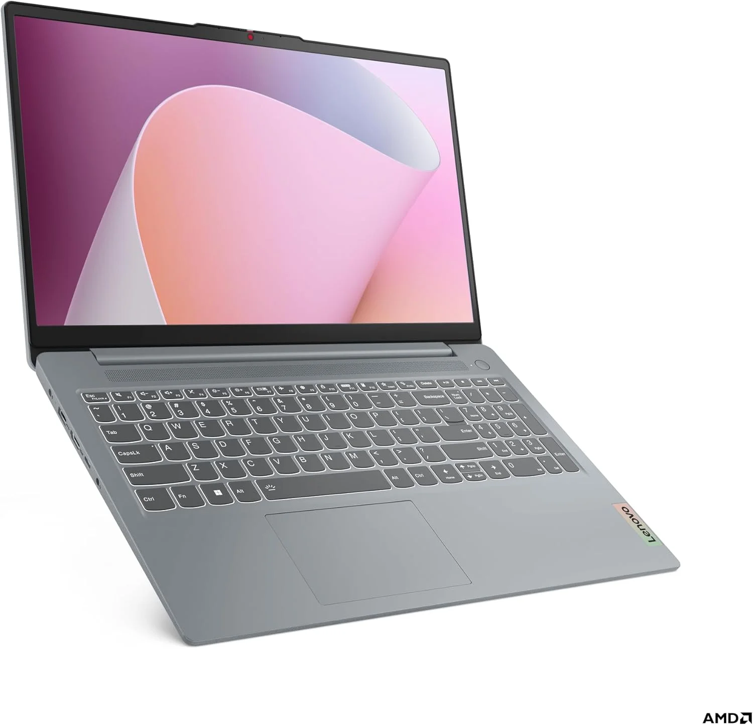 لپ تاپ لنوو IdeaPad Slim 3، نمایشگر 15.6 اینچی FHD، پردازنده AMD Ryzen 5 5625U، رم 16 گیگابایتی، SSD 512 گیگابایتی، گرافیک یکپارچه AMD، ویندوز 11 هوم، صفحه کلید انگلیسی-عربی، رنگ خاکستری - [82XM00Q8AX]