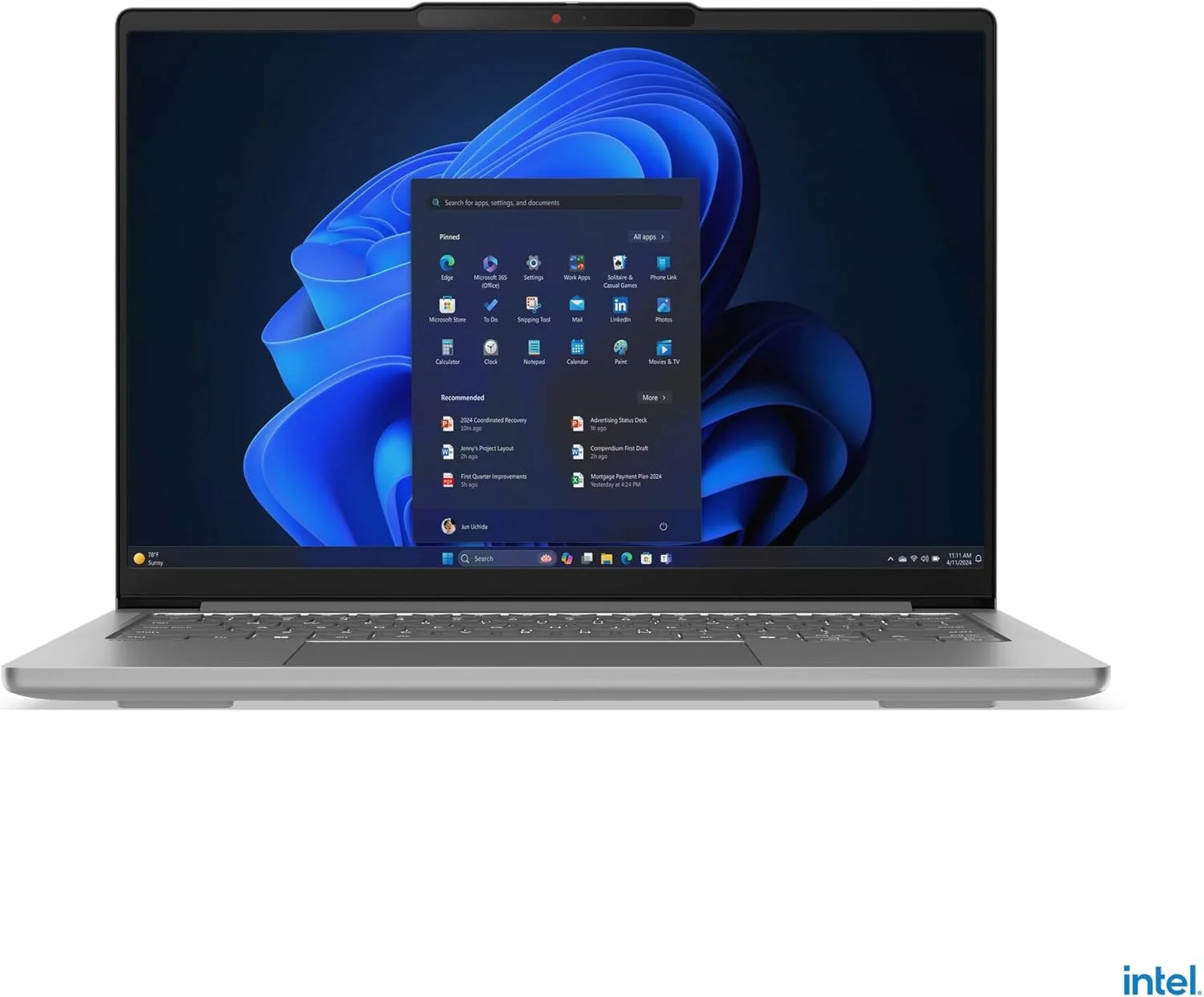 لپ تاپ باریک لنوو IdeaPad Pro 5 14IAH10 (خاکستری لونا) | پردازنده Intel Core Ultra 9 285H | Intel AI Boost | رم 32 گیگابایتی | SSD 1 ترابایتی | صفحه نمایش 14 اینچی 2.8K OLED HDR | ویندوز 11 [83JK000JAX]
