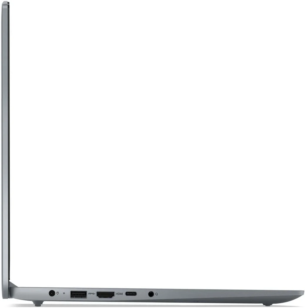 لپ تاپ لنوو IdeaPad Slim 3 15IRH8 با صفحه نمایش 15.6 اینچی FHD، پردازنده Intel i7-13620H، رم 16 گیگابایتی، SSD 512 گیگابایتی، گرافیک Intel UHD، کیبورد عربی-انگلیسی با نور پس زمینه، ویندوز 11، خاکستری قطبی - [83EM003HAX]