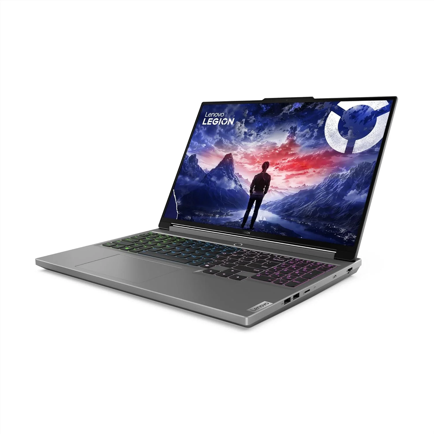لپ تاپ گیمینگ Lenovo Legion 5 16IRX9 - پردازنده 24 هسته ای Intel Core i7-14650HX، 16 گیگابایت رم، 1 ترابایت SSD، صفحه نمایش 16 اینچی 165 هرتز WQXGA 2560x1600، کارت گرافیک NVIDIA RTX 4060 8GB، ویندوز 11، نور پس زمینه 4 منطقه ای RGB، خاکستری Luna به همراه ماوس گیمینگ بی سیم steeI