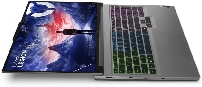لپ تاپ گیمینگ لنوو Legion 5 16IRX9 AI، صفحه نمایش 16 اینچی WQXGA (2560x1600) 165 هرتز، پردازنده Intel i7-13650HX، کارت گرافیک NVIDIA RTX 4060 8GB، رم 16GB DDR5، حافظه SSD 1TB، کیبورد با نور پس زمینه 4 ناحیه RGB، ویندوز 11، خاکستری لونا