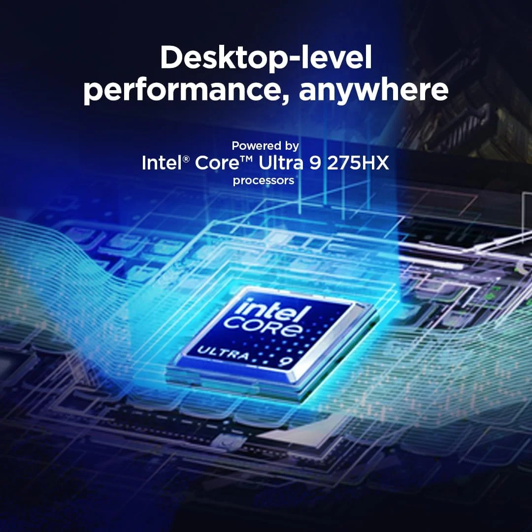 لپ تاپ گیمینگ لنوو Legion Pro 5 16IAX10 AI، نمایشگر 16 اینچی WQXGA OLED 165Hz، پردازنده Intel Core Ultra 9 275HX، رم 32 گیگابایتی، SSD 1 ترابایتی، کارت گرافیک NVIDIA RTX 5070 8GB، نور پس زمینه RGB EN-ARB، ویندوز 11، مشکی [83F3001YAX] + 2 سال گارانتی Premium Care