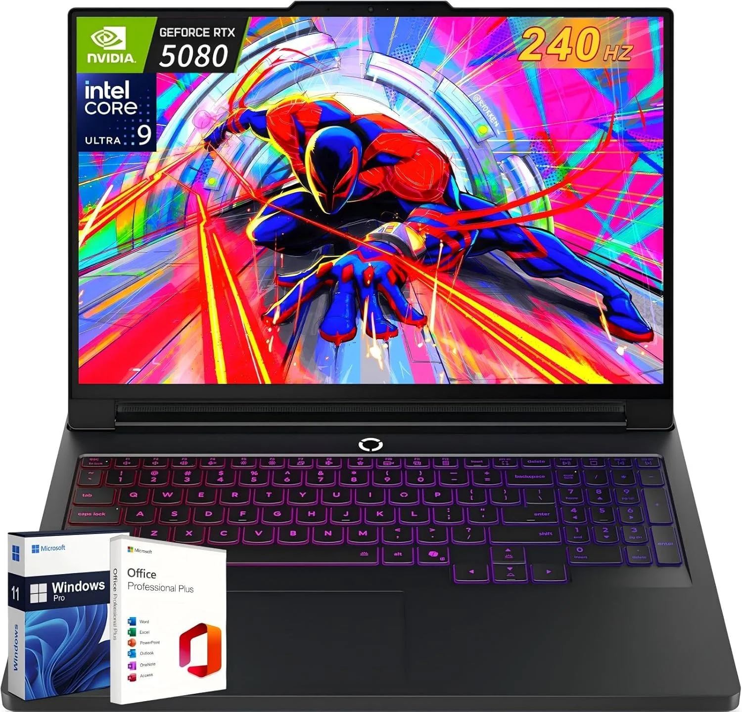 لپ تاپ گیمینگ 16 اینچی Lenovo Legion Pro 7i Gen 10 مدل 2025، پردازنده Intel Ultra 9 275HX (تا 5.4 گیگاهرتز)، کارت گرافیک GeForce RTX 5080 16GB، رم 32 گیگابایتی DDR5، حافظه SSD 1 ترابایتی، صفحه نمایش 16.0 اینچی 240 هرتز OLED، نورپردازی RGB برای هر کلید، Wi-Fi 7، آفیس مادام العمر، ویندوز 11 پرو