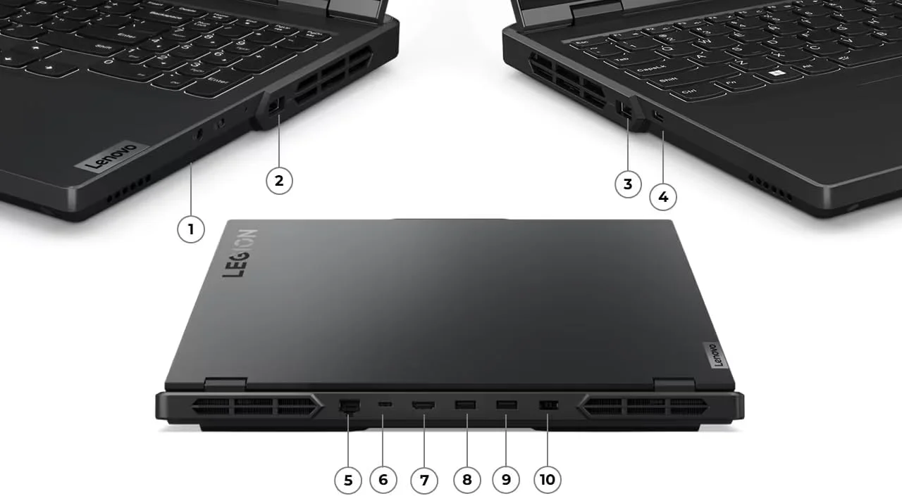 لپ تاپ گیمینگ لنوو Legion Pro 5 نسل 14 با پردازنده Intel Core i7-14650HX، رم 32 گیگابایت، SSD 1 ترابایت، کارت گرافیک NVIDIA RTX 4060 8GB، صفحه نمایش 16 اینچی WQXGA، تراشه هوش مصنوعی گیمینگ، کیبورد با نور پس زمینه، ویندوز 11 - مشکی اونیکس (ارتقا یافته)